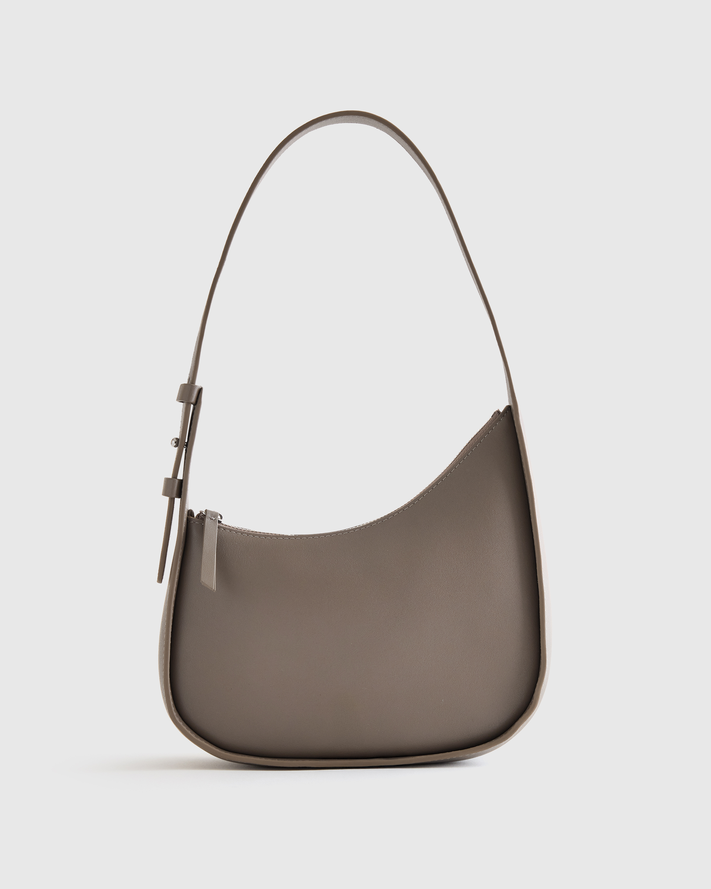 Italian Leather Asymmetrical Mini Shoulder Bag — Image 39