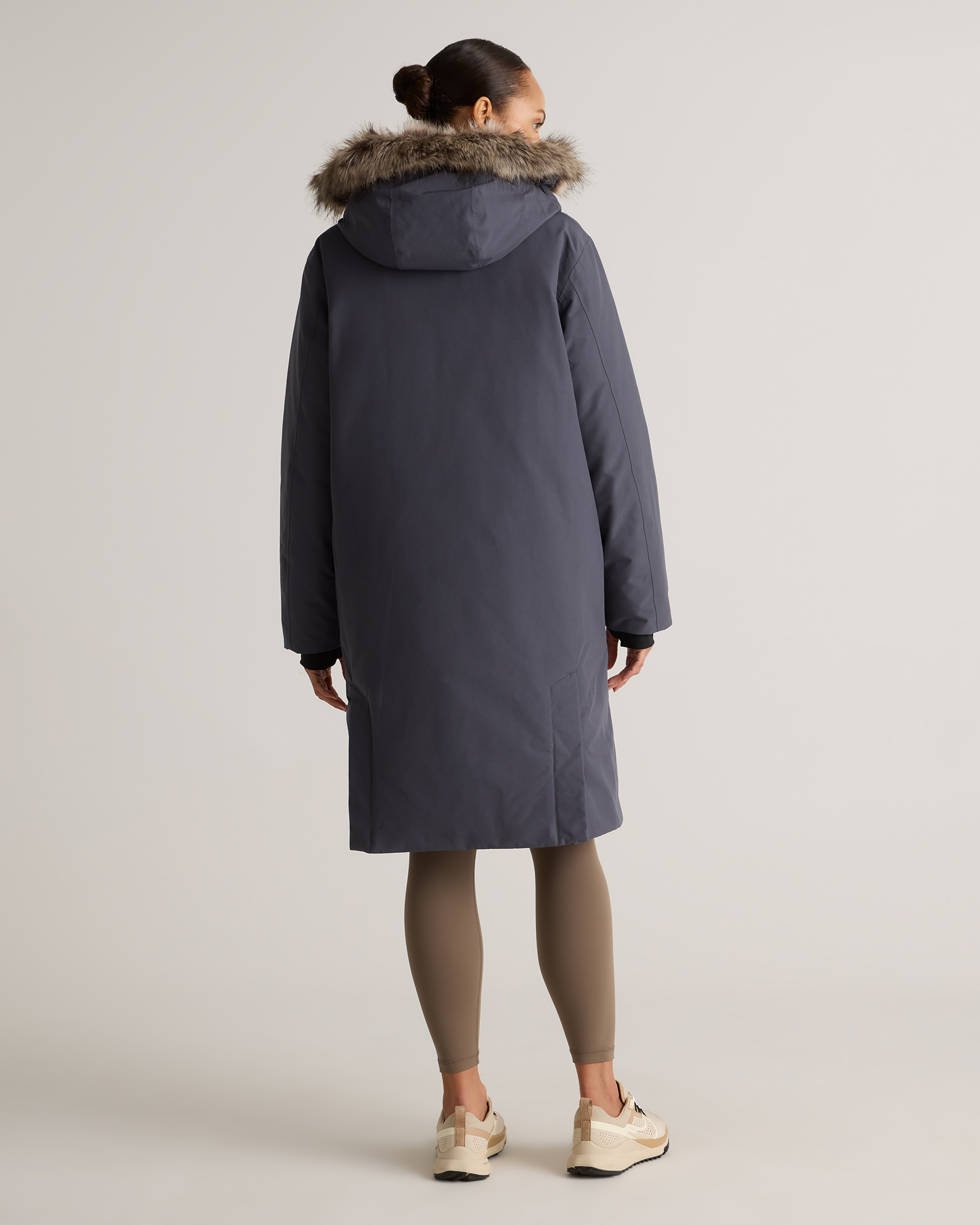 Responsible Down Hooded Long Parka — Image 45
