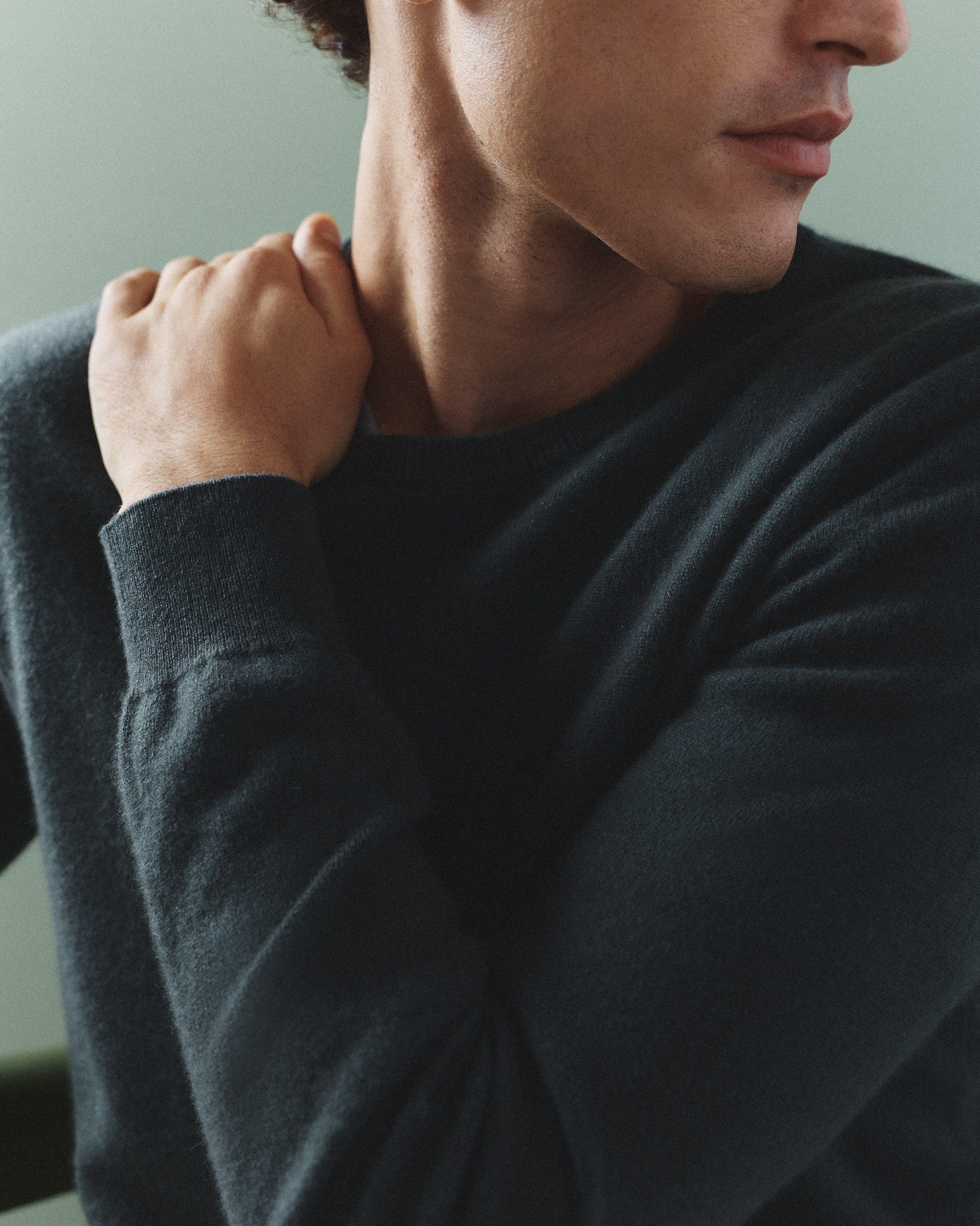 Mongolian Cashmere Crewneck Sweater — Image 7