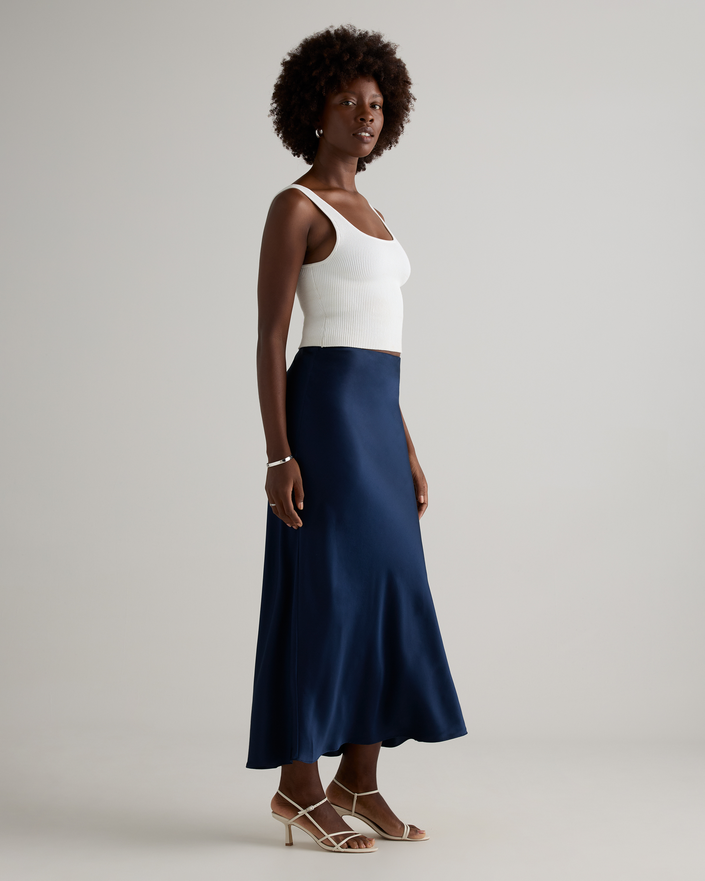100% Washable Silk Maxi Skirt — Image 20