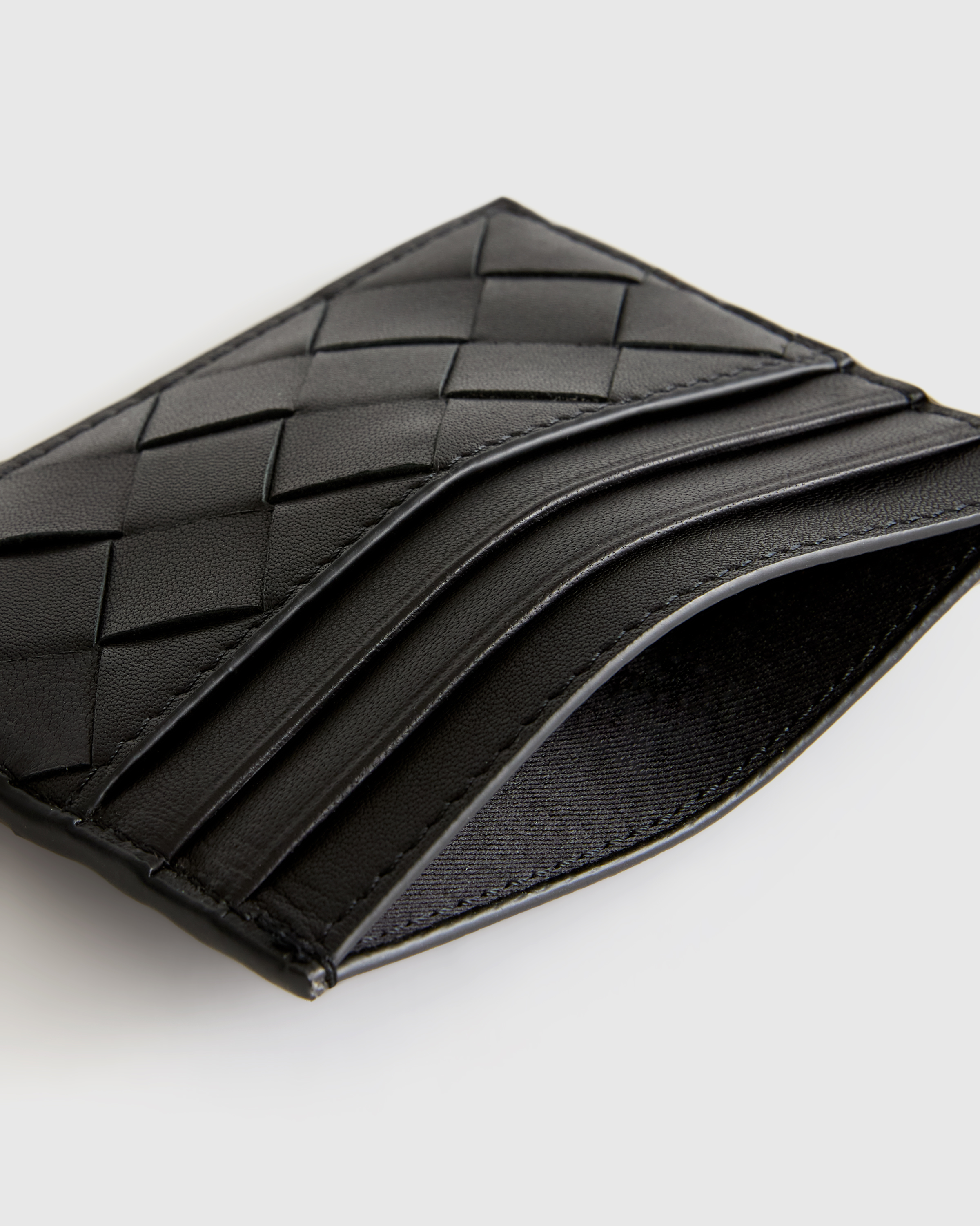 Italian Handwoven Leather Small Card Case — Image 10
