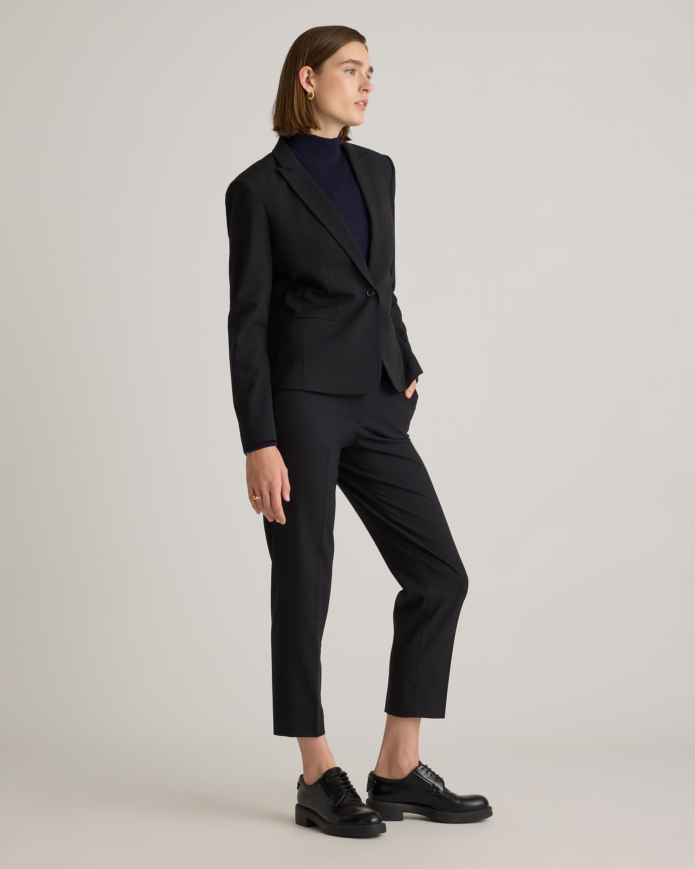 Italian Wool Tailored Blazer — Image 32
