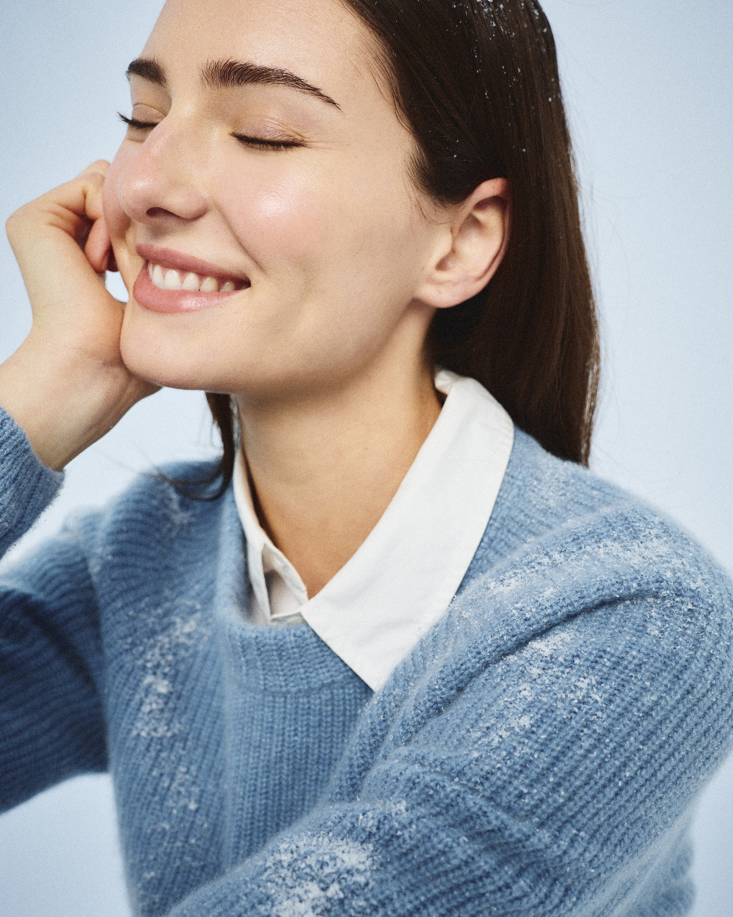 Mongolian Cashmere Fisherman Crewneck Sweater — Image 5