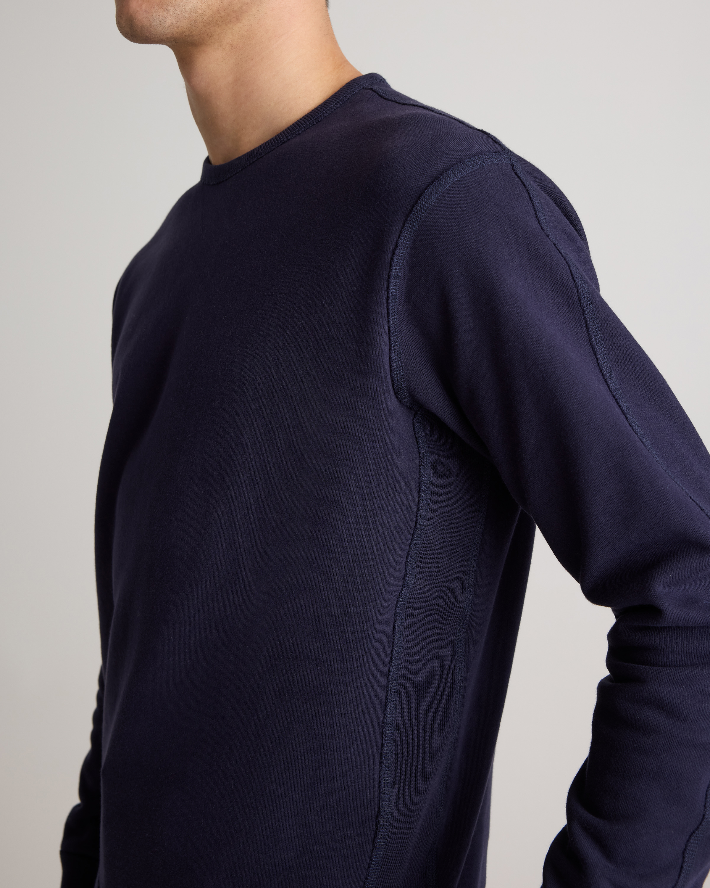 Organic Midweight French Terry Crewneck — Image 3