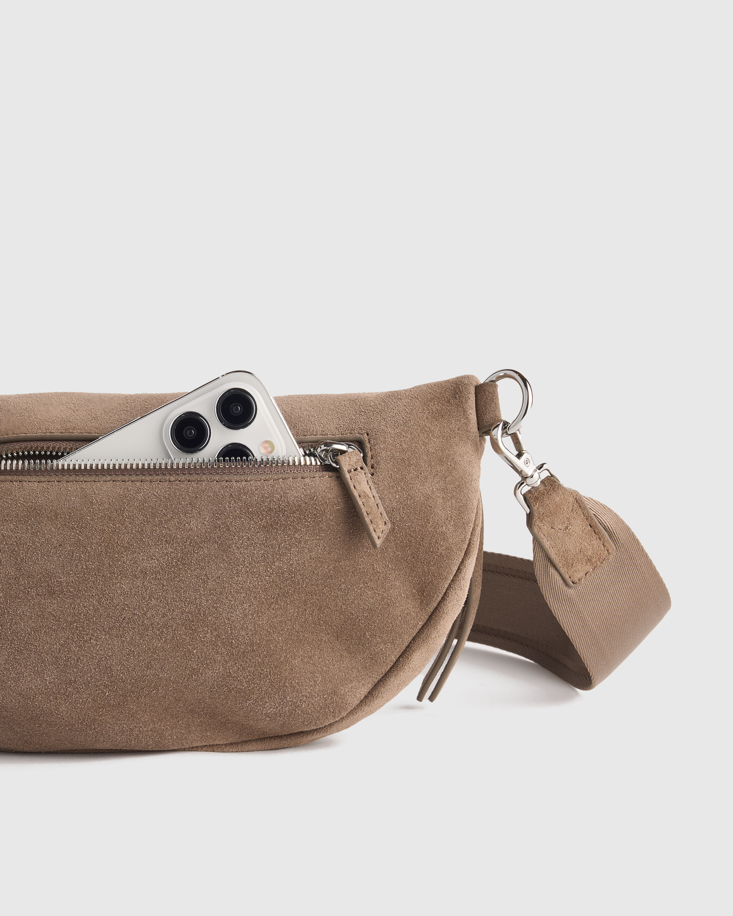 Italian Suede Sling Bag — Image 23