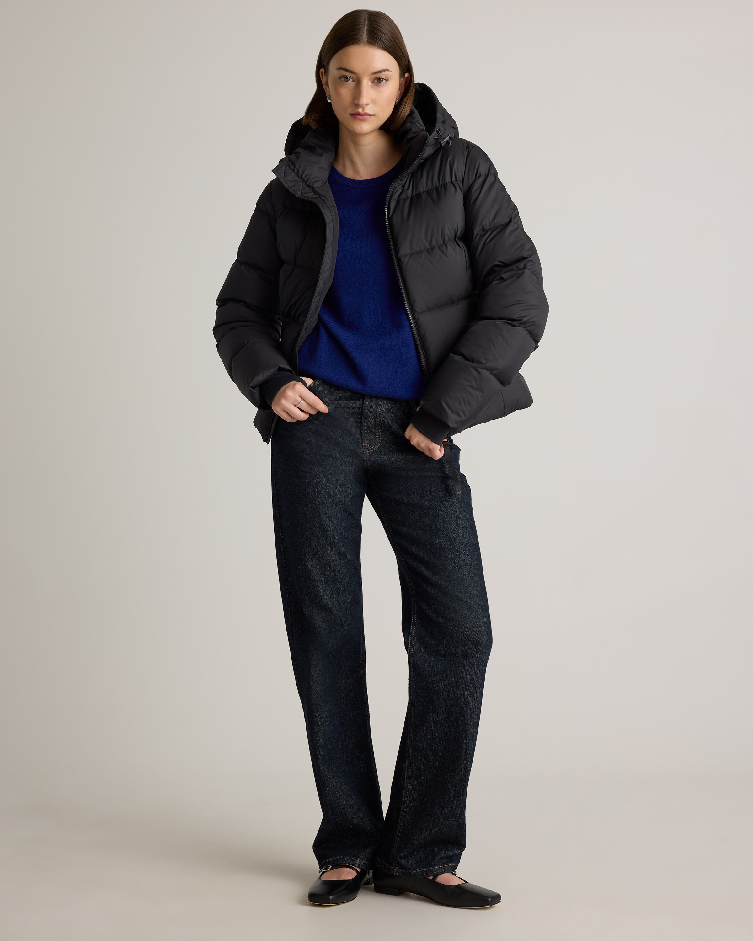 Responsible Down Cinch Waist Puffer Jacket — Image 16