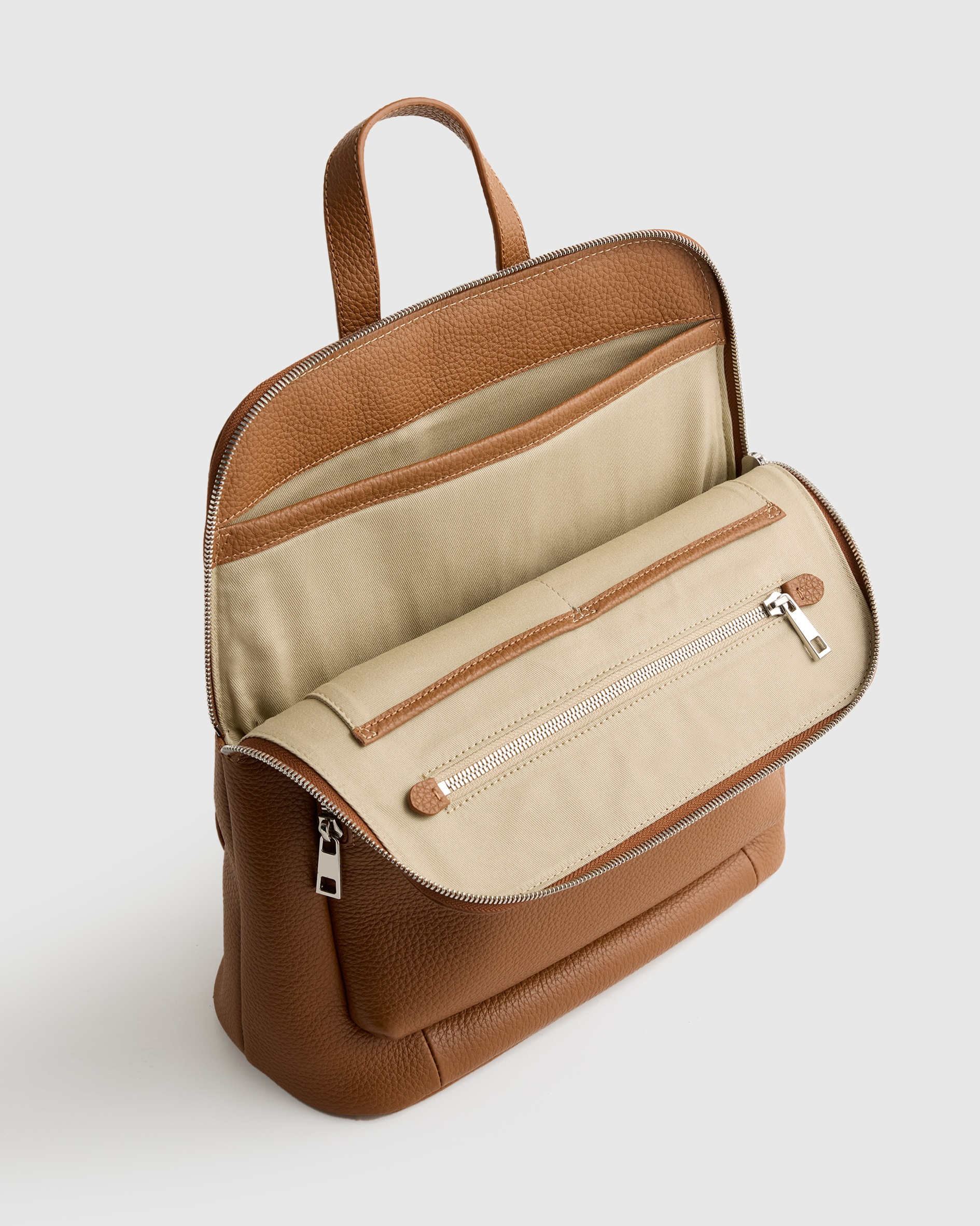 Italian Leather Convertible Backpack — Image 18