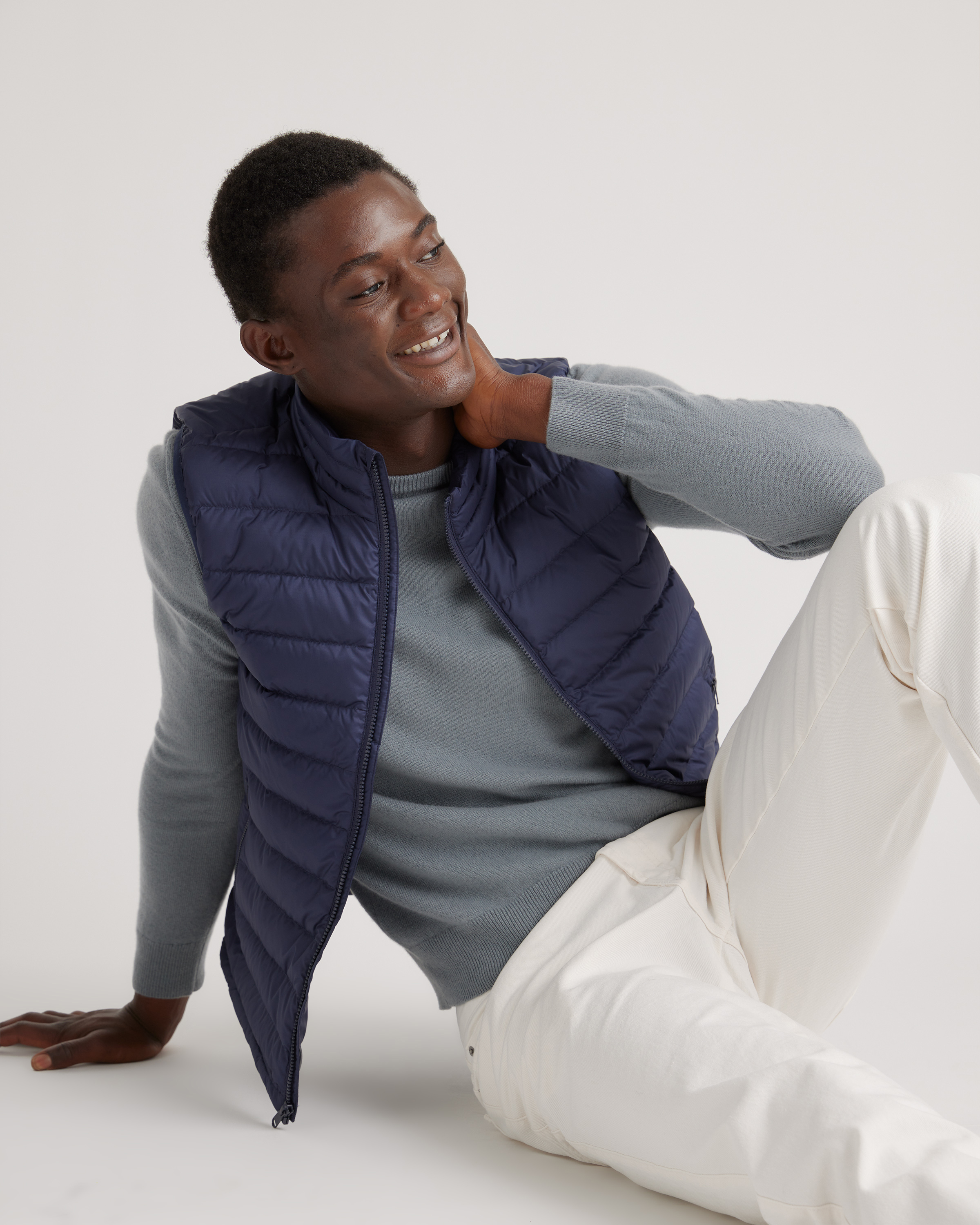 Lightweight Down Packable Puffer Vest — Image 7
