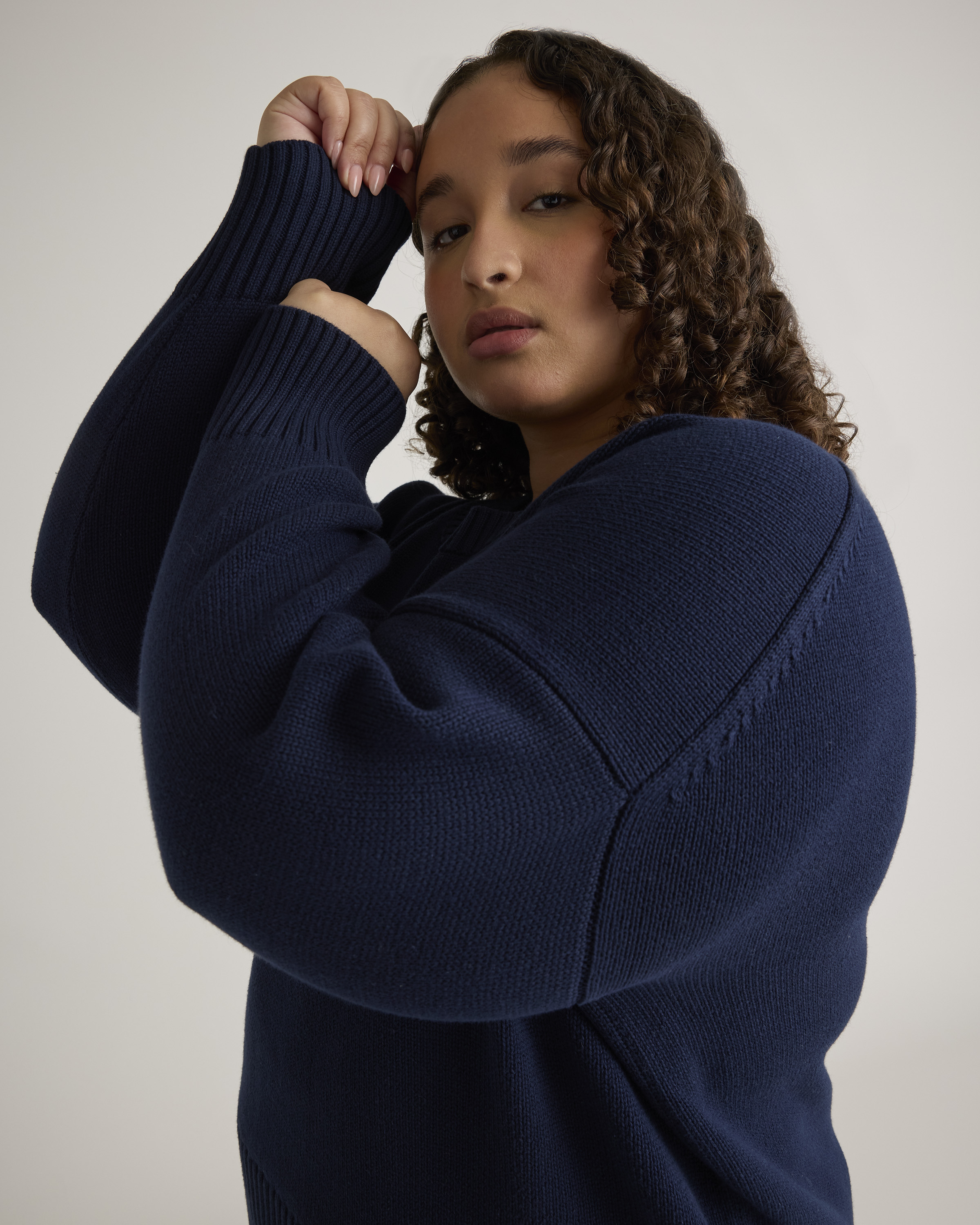 100% Organic Cotton Boyfriend Crew Sweater — Image 10