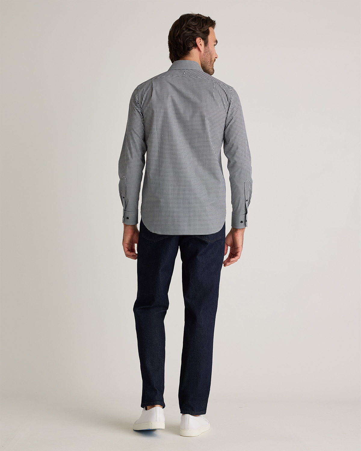 Organic Cotton Stretch Poplin Dress Shirt — Image 39