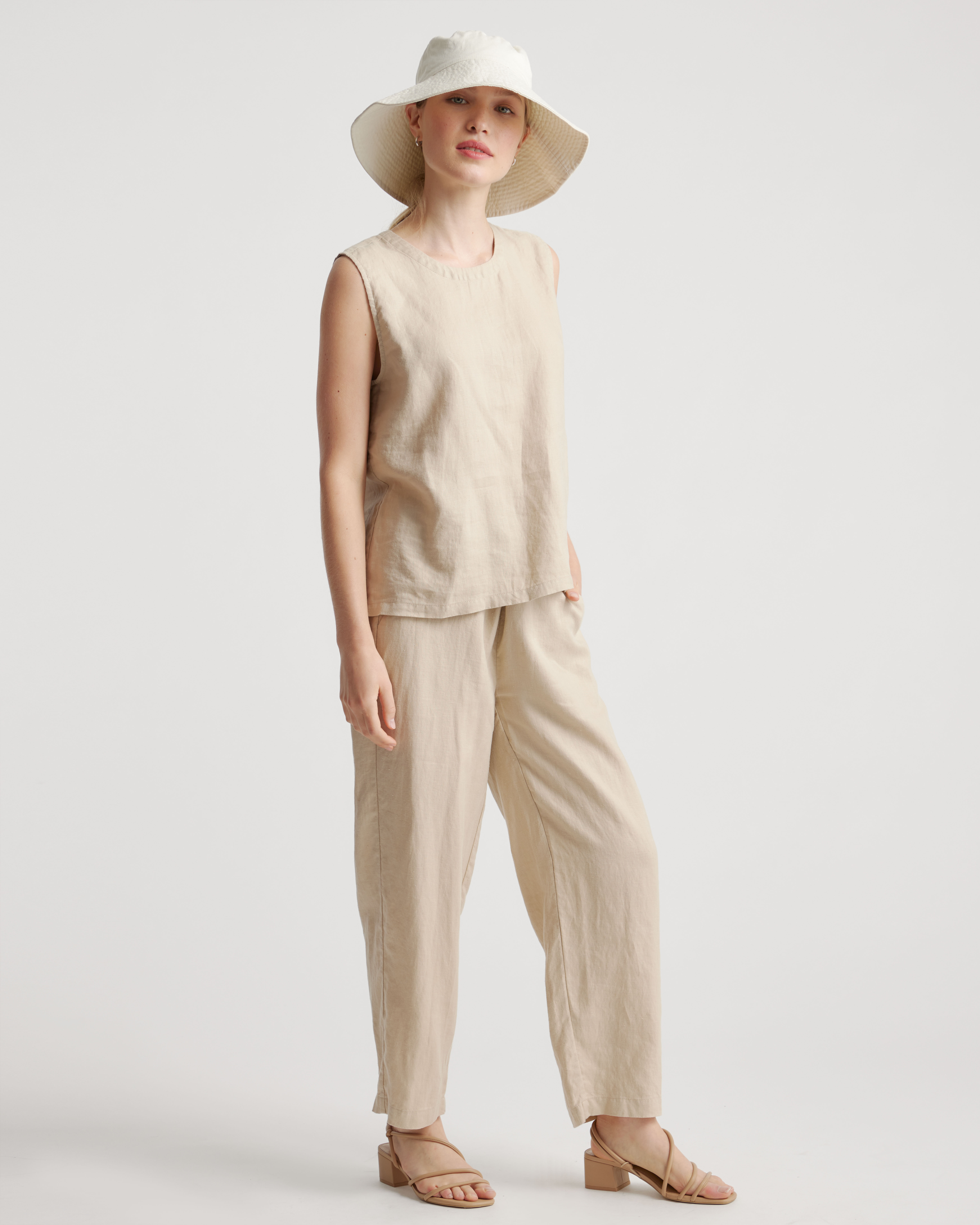 100% European Linen Tank — Image 9