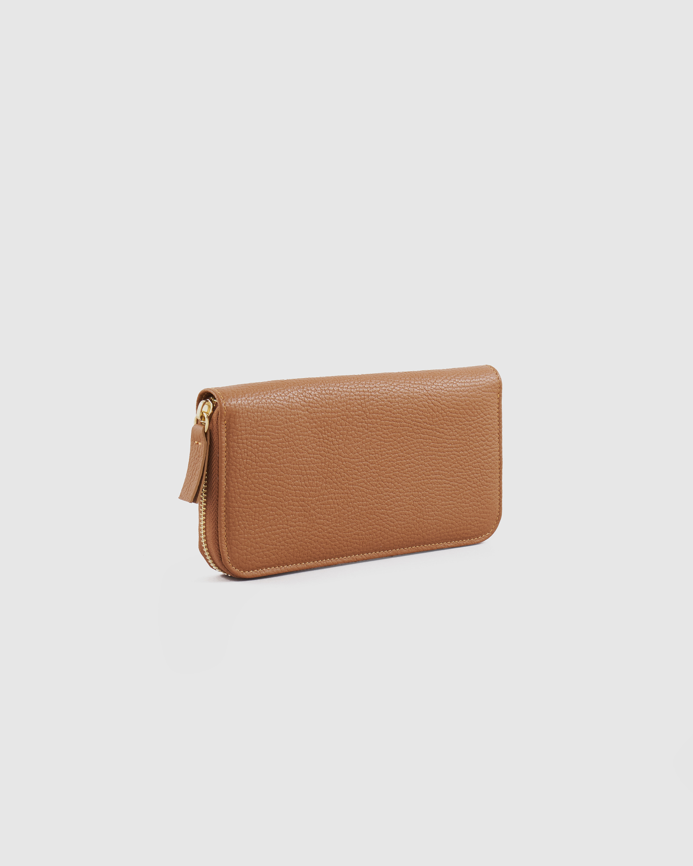 Italian Pebbled Leather Continental Wallet — Image 17
