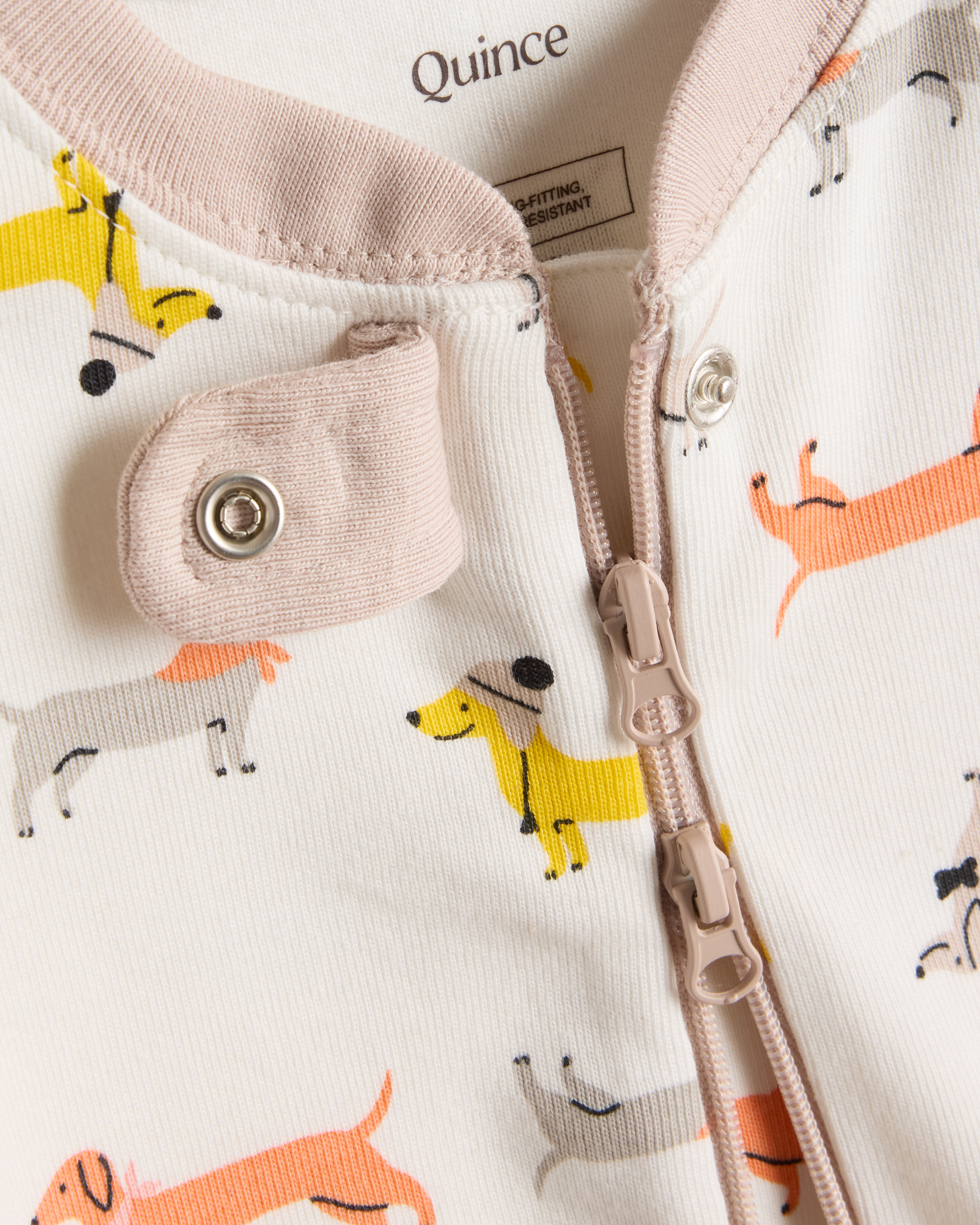 100% Organic Cotton Footie Pajama — Image 5