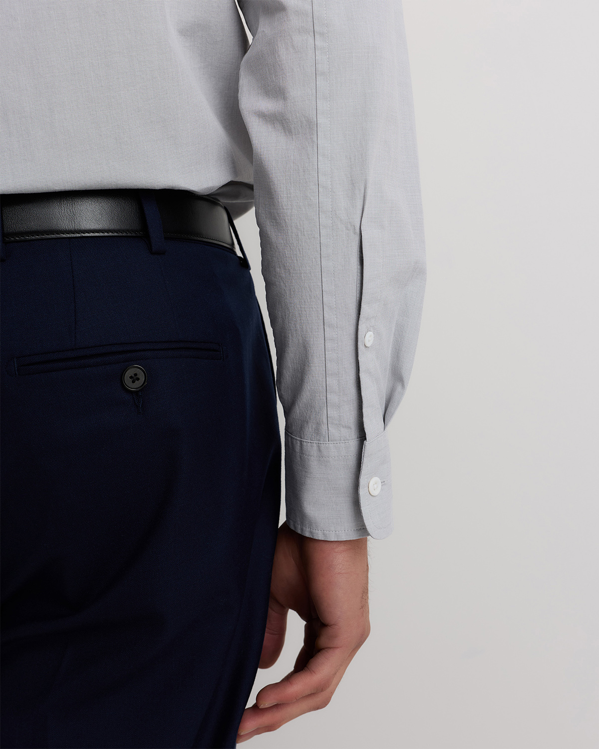 Organic Cotton Stretch Poplin Shirt — Image 31