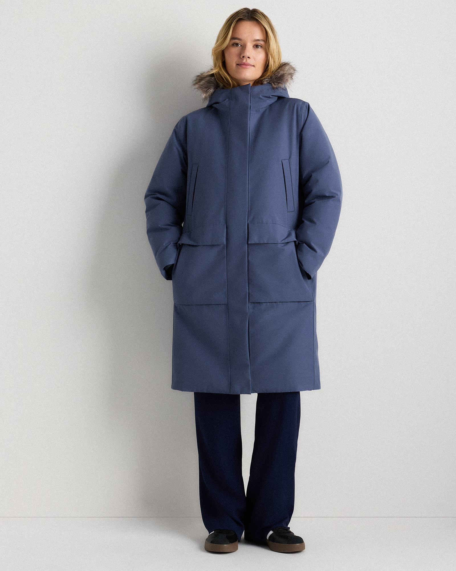 Responsible Down Hooded Long Parka — Image 38