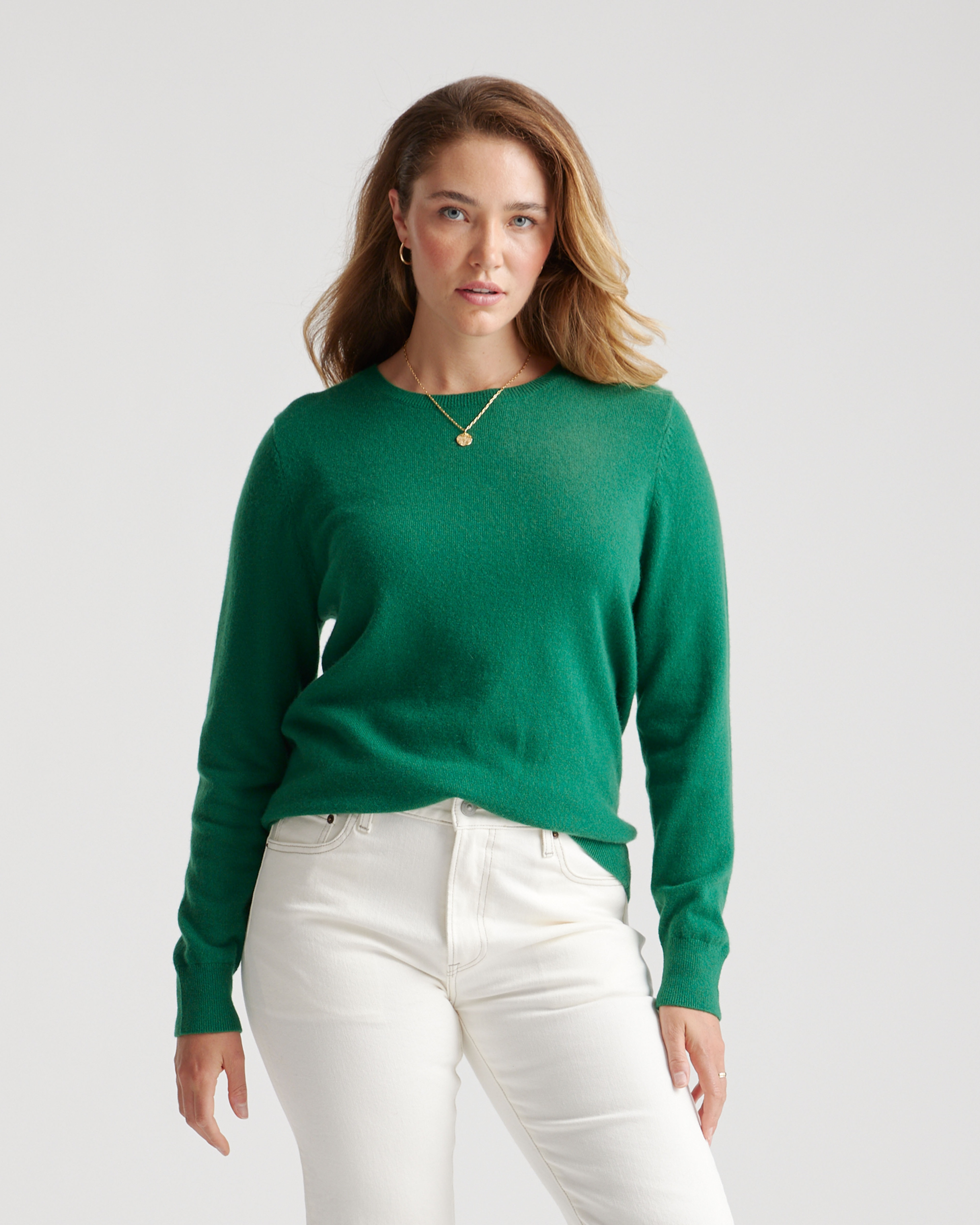 Mongolian Spring Cashmere Crewneck Sweater — Image 11