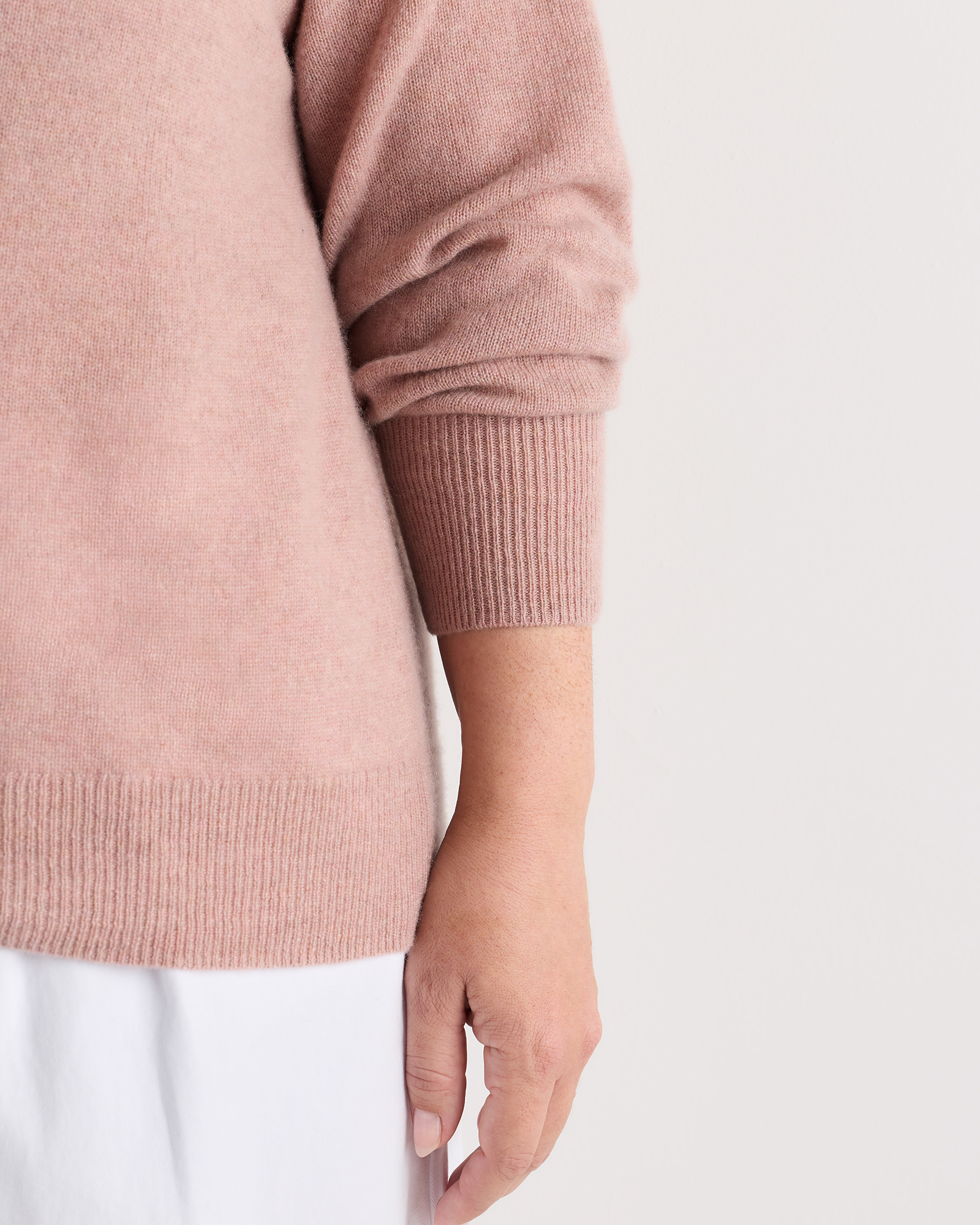 Mongolian Cashmere Boatneck Sweater — Image 14