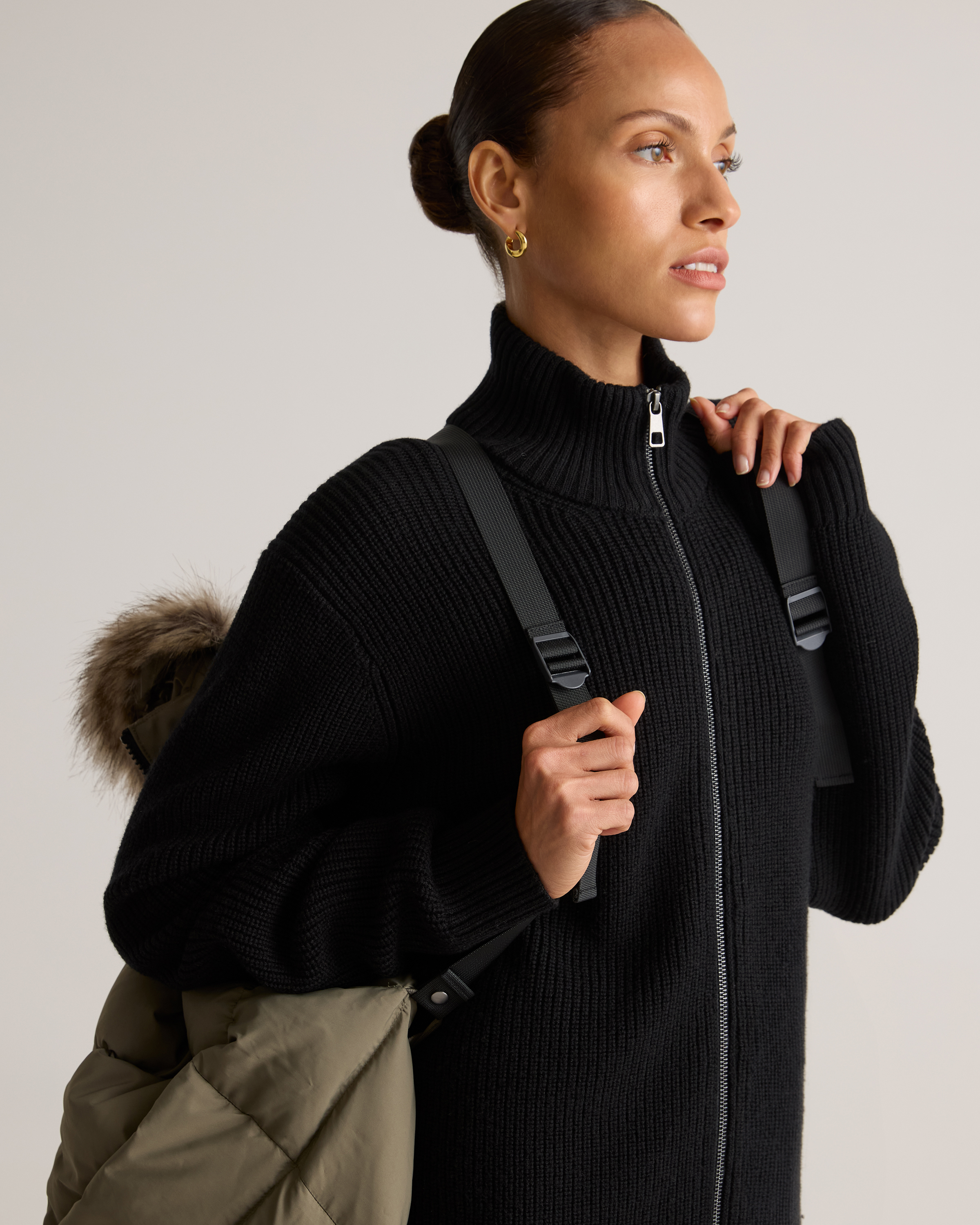 Responsible Down Hooded Long Parka — Image 17