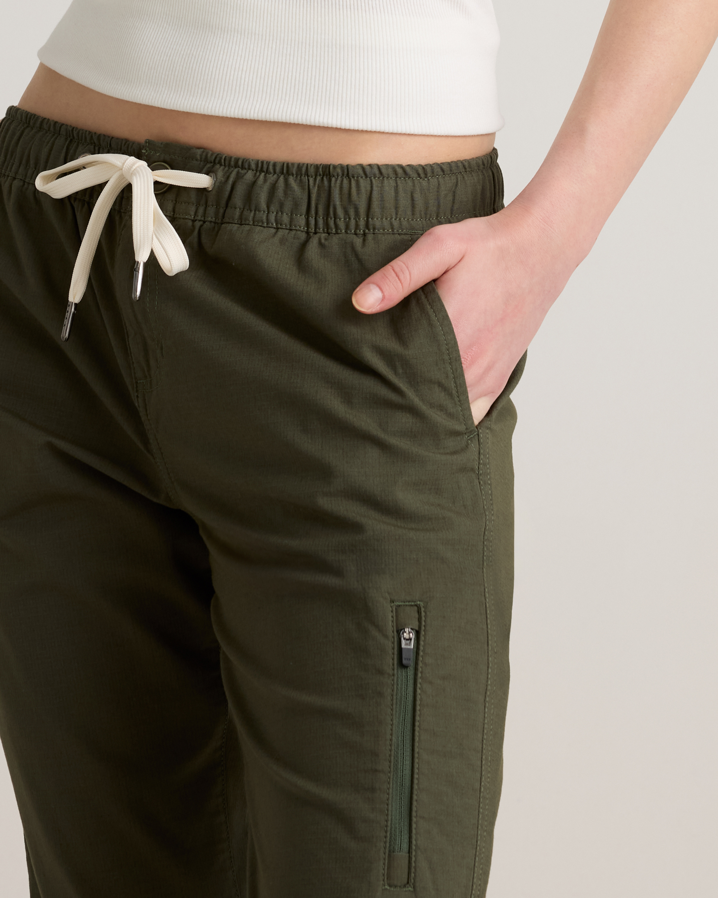 Organic Stretch Ripstop Straight Pants — Image 11