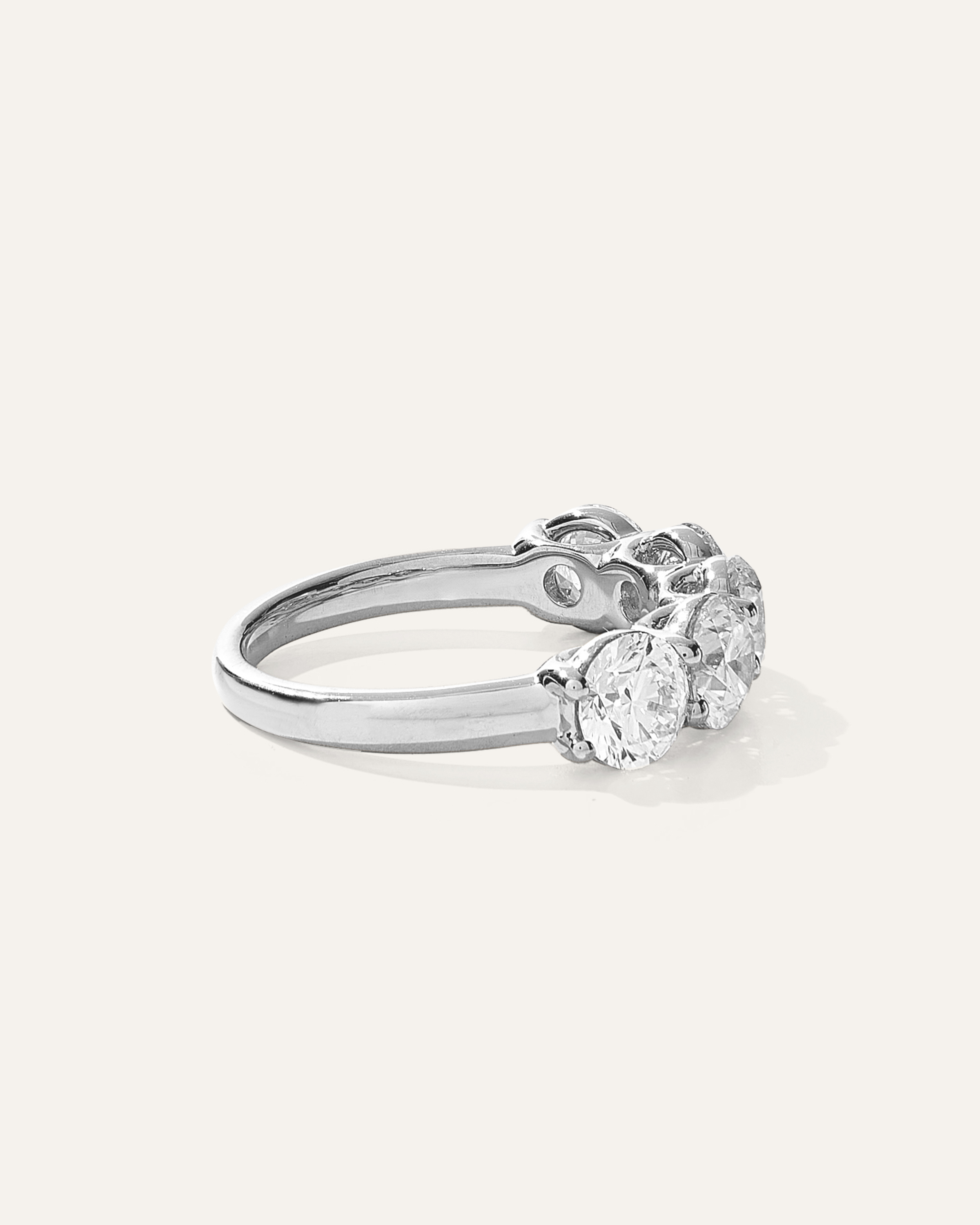 Lab Grown Diamond Five Stone Band — Image 10