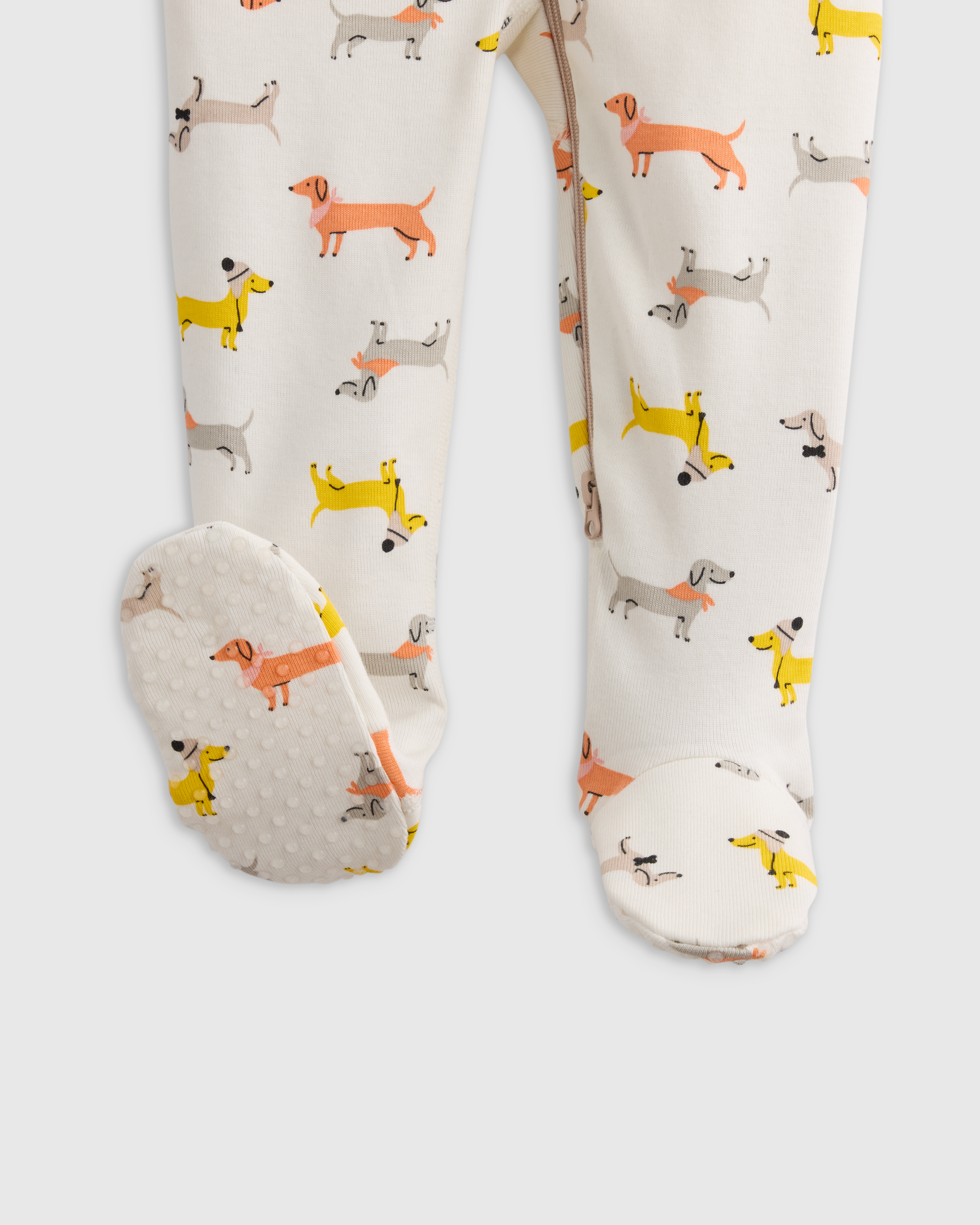 100% Organic Cotton Footie Pajama — Image 21