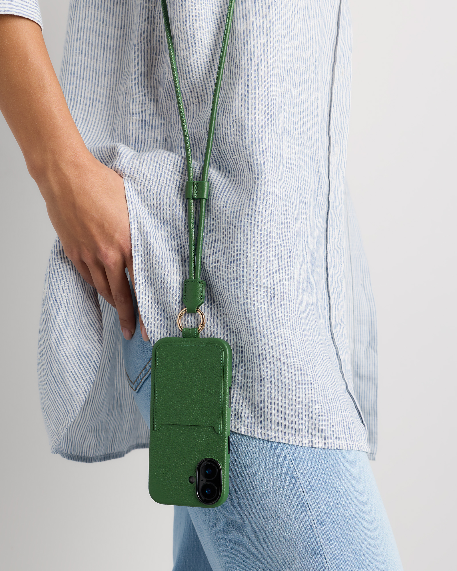 Italian Leather Phone Crossbody Case — Image 4