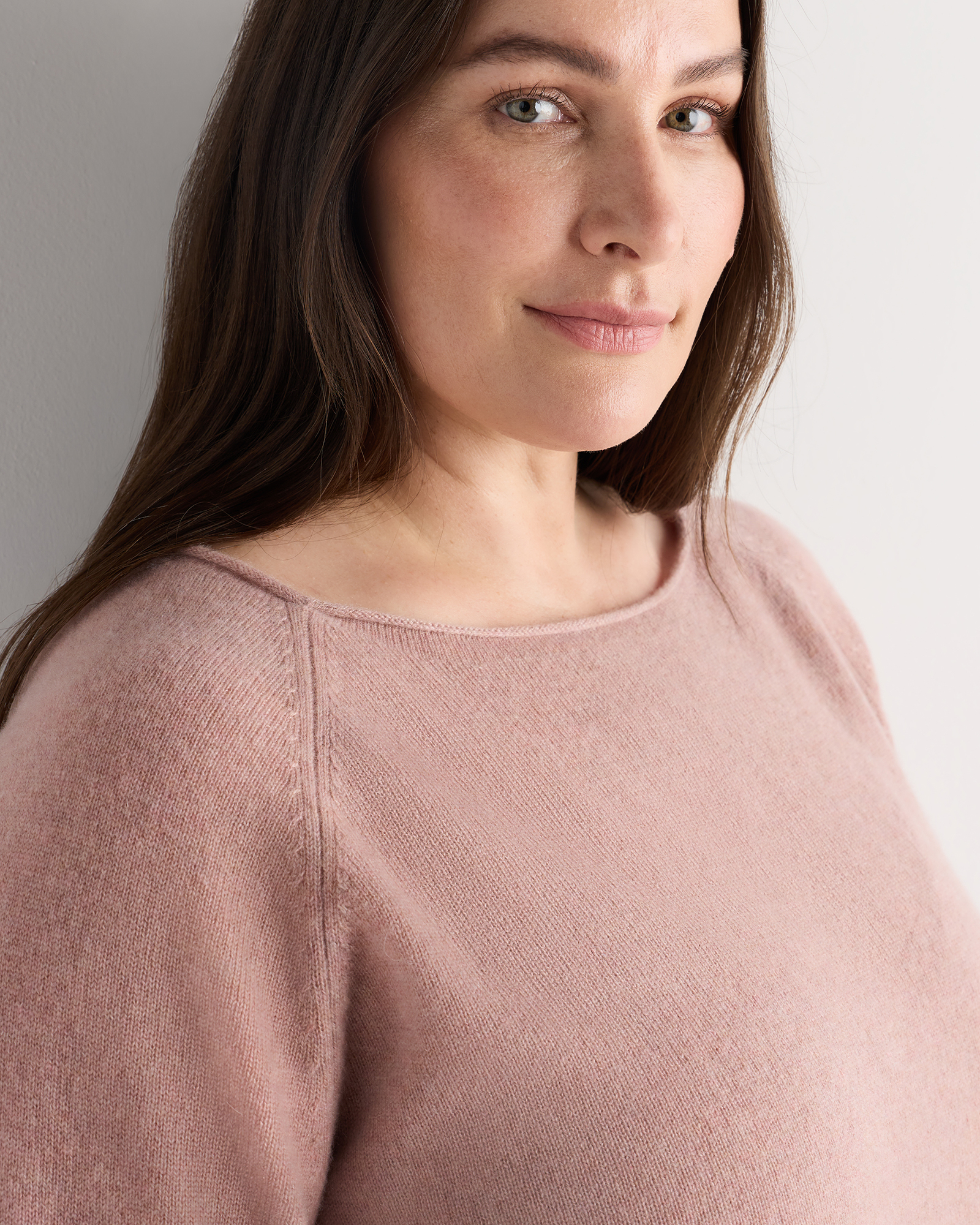 Mongolian Cashmere Boatneck Sweater — Image 4