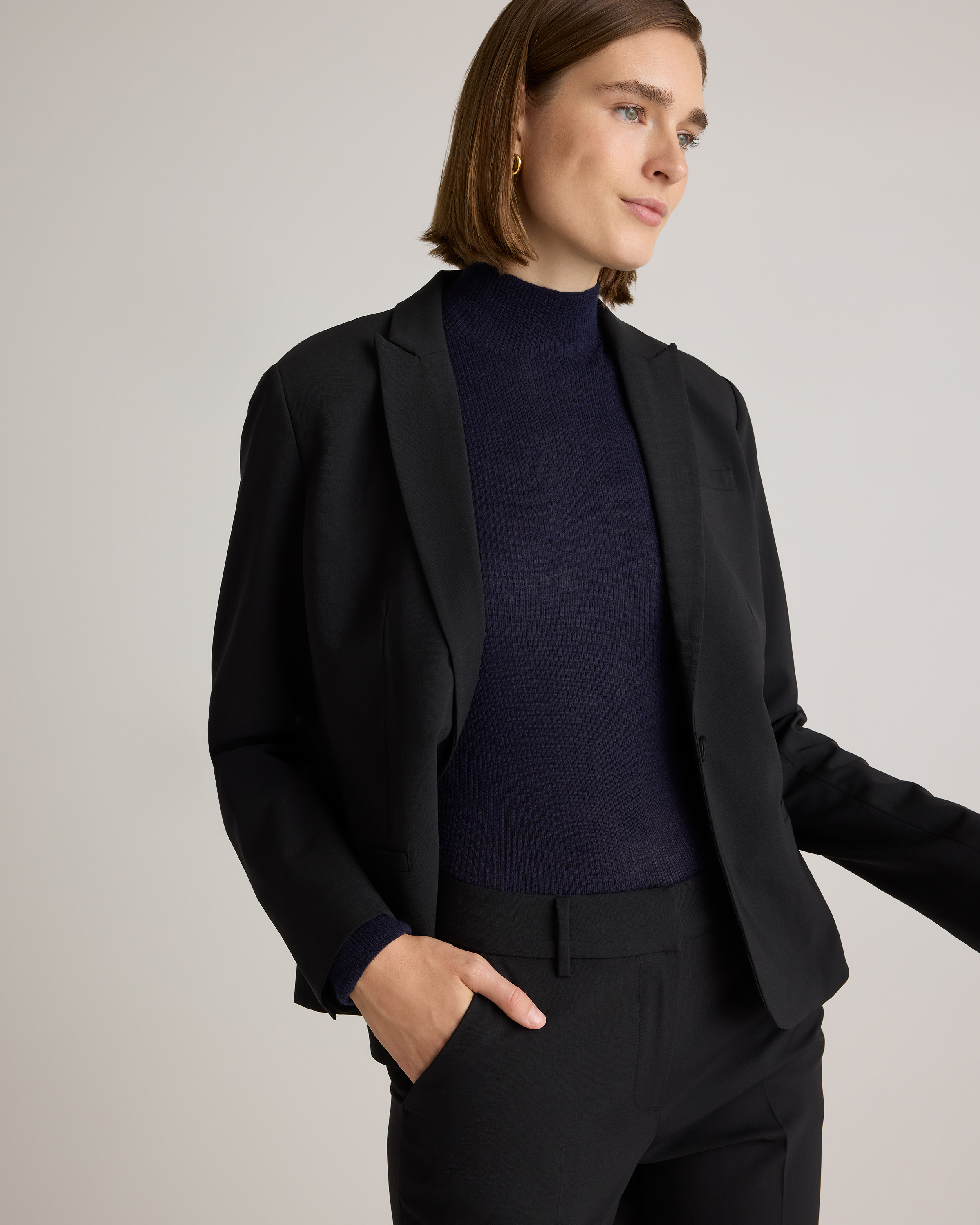 Italian Wool Tailored Blazer — Image 38