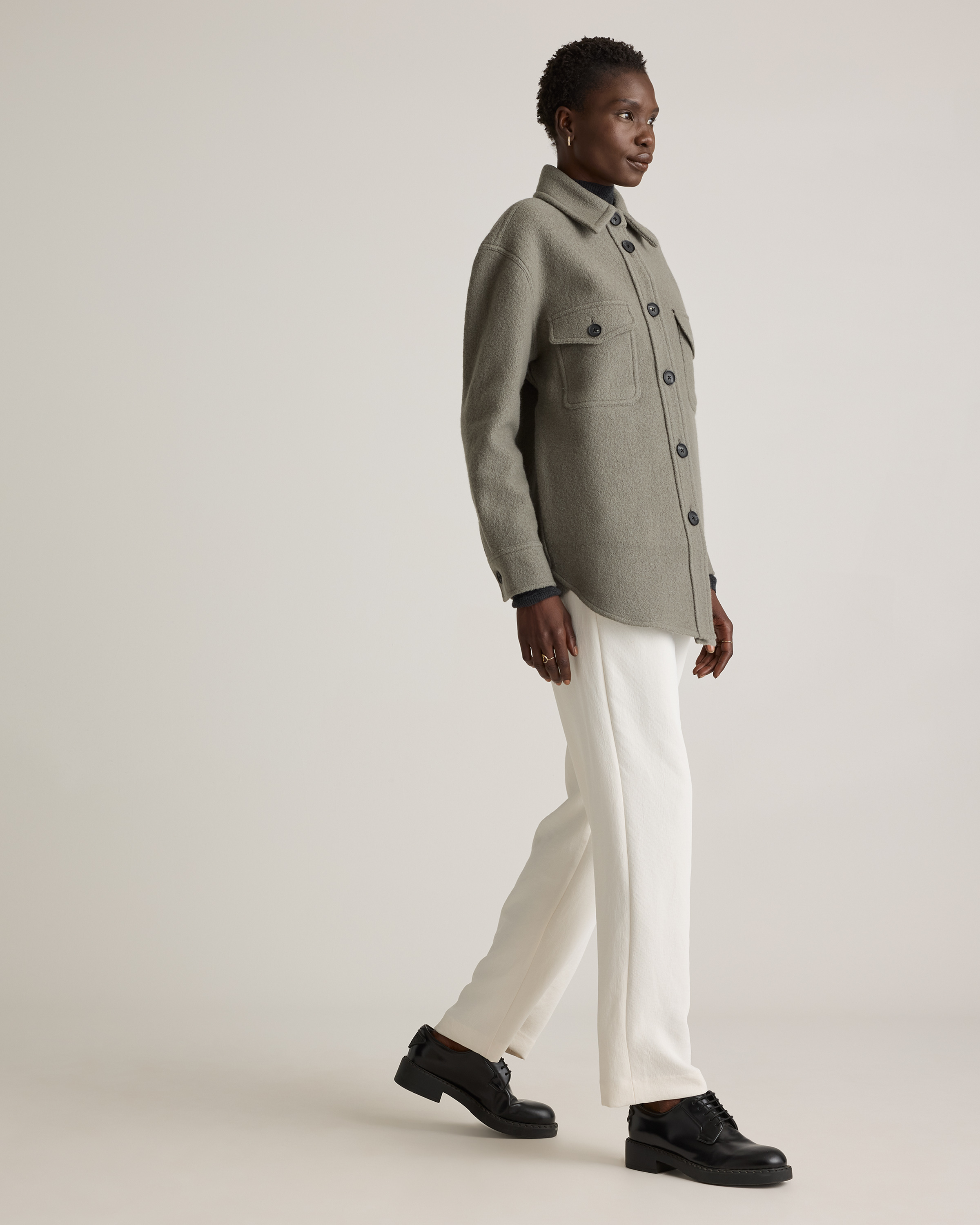 100% Merino Wool Shirt Jacket — Image 51