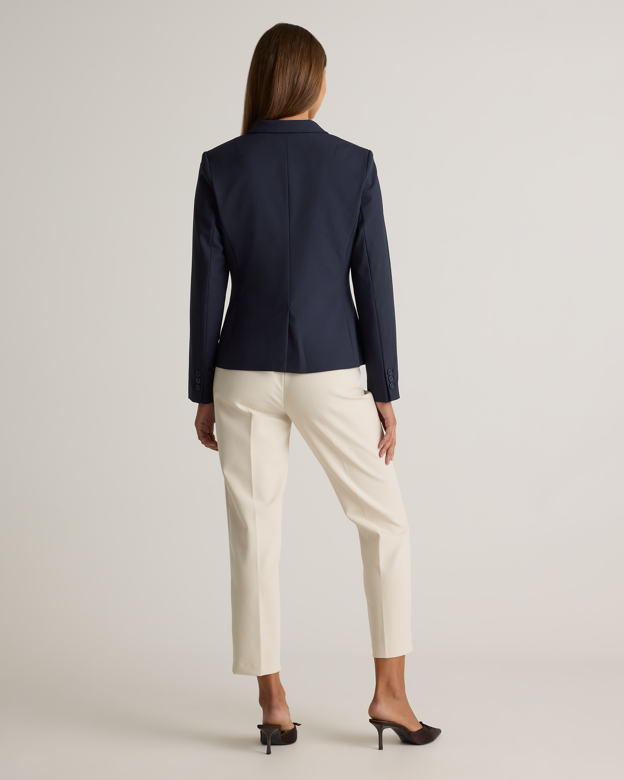 Italian Wool Tailored Blazer — Image 35