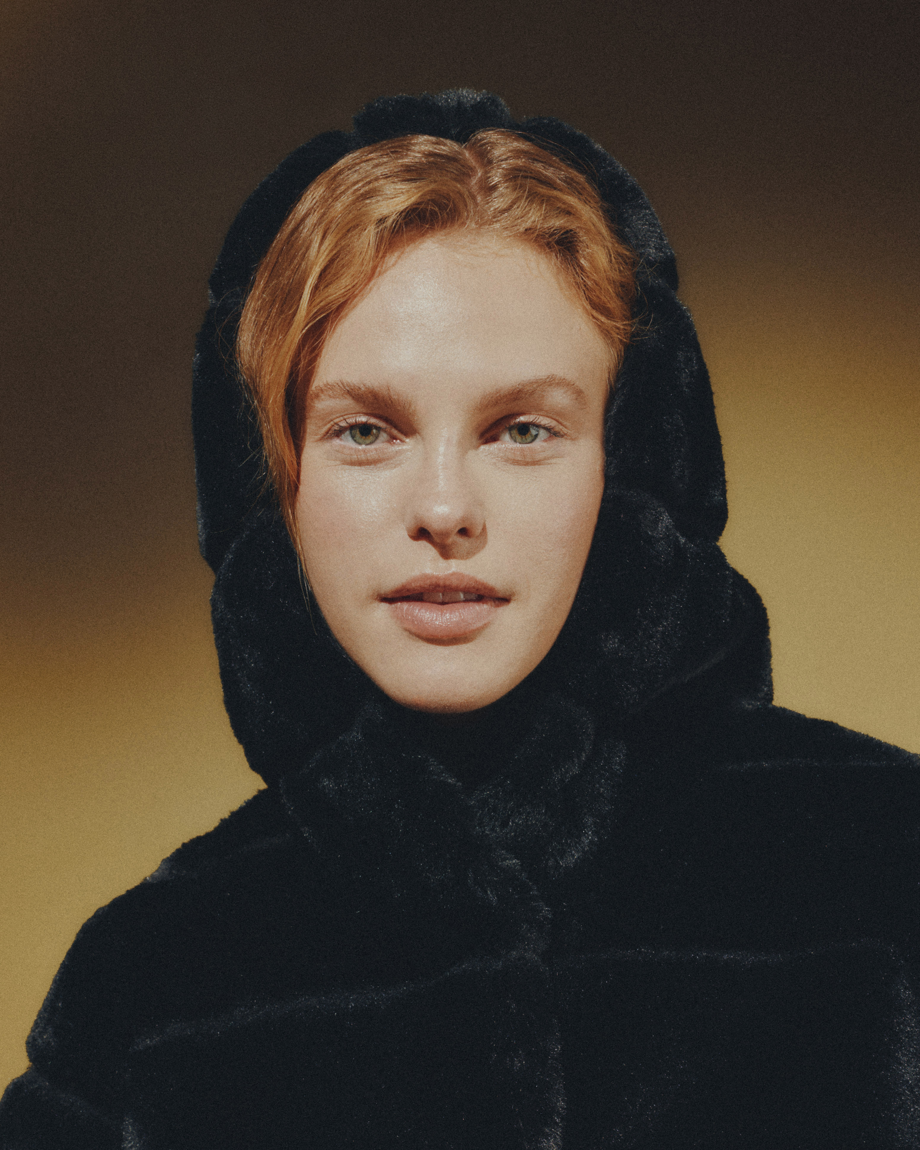 Hooded Faux Fur Jacket — Image 6
