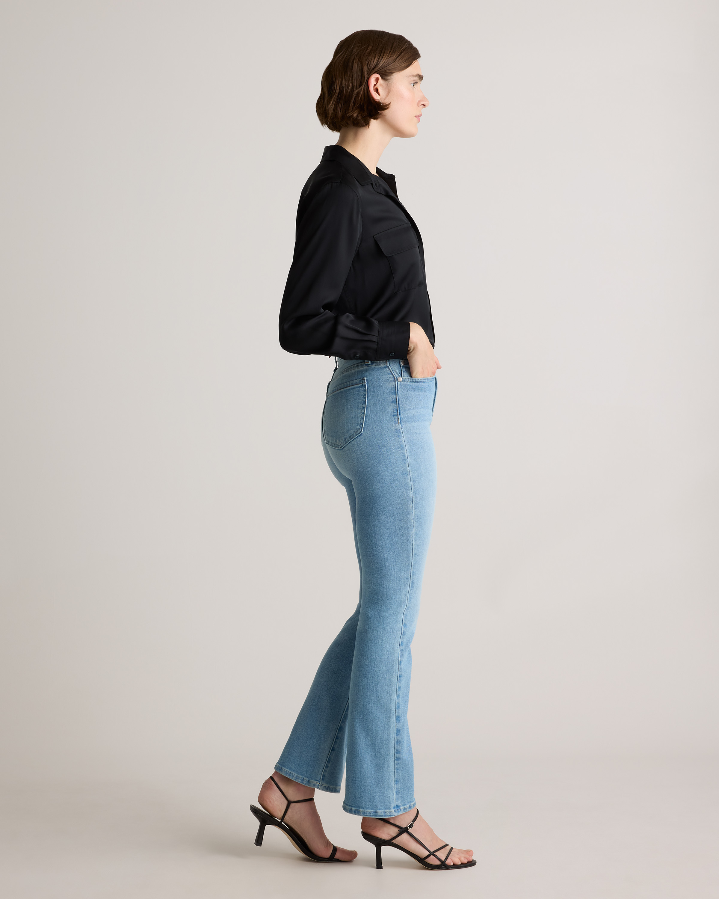 Bella Stretch Kick Flare Jeans — Image 185