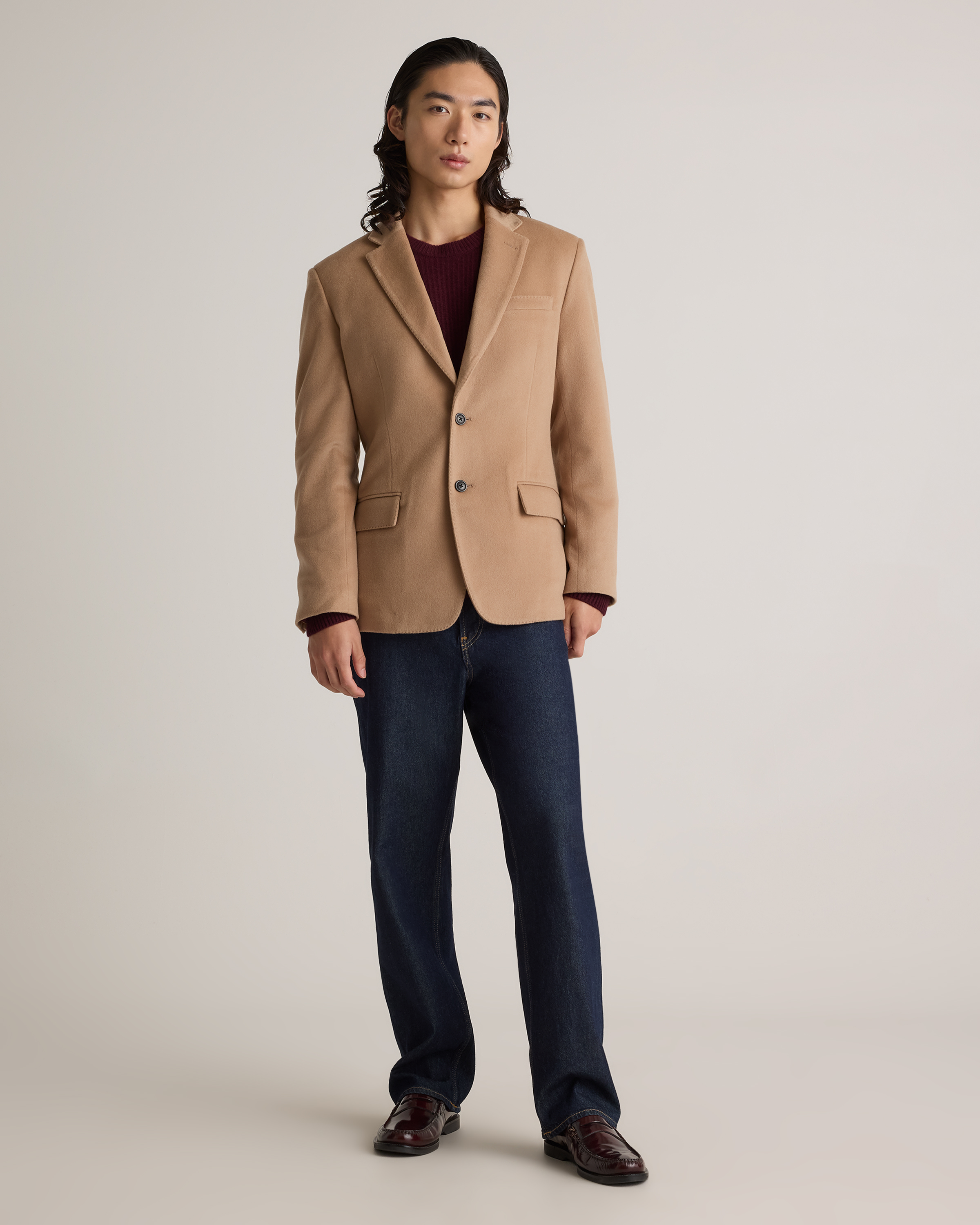 100% Mongolian Cashmere Blazer — Image 8