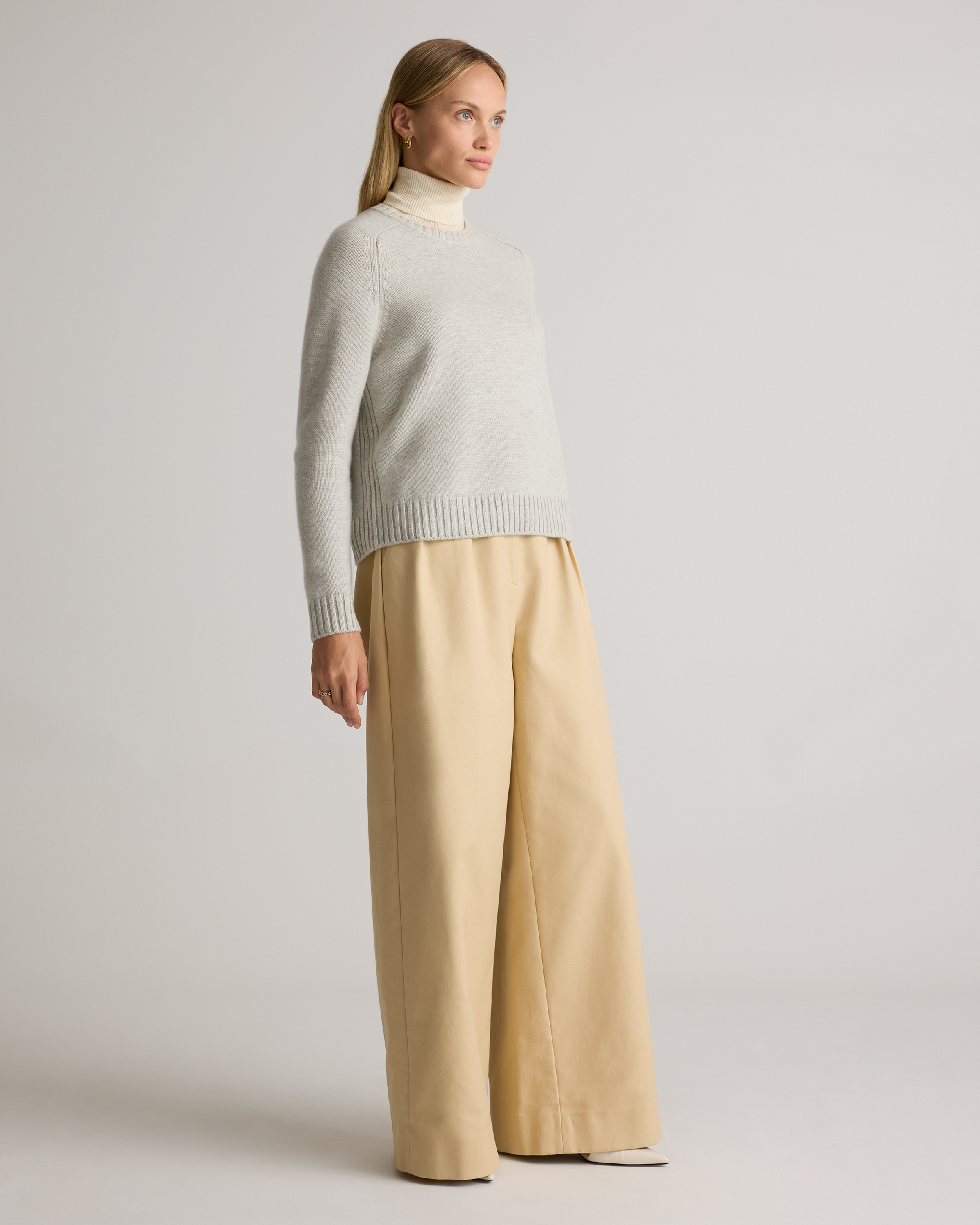Luxe Baby Cashmere Crewneck Sweater — Image 15