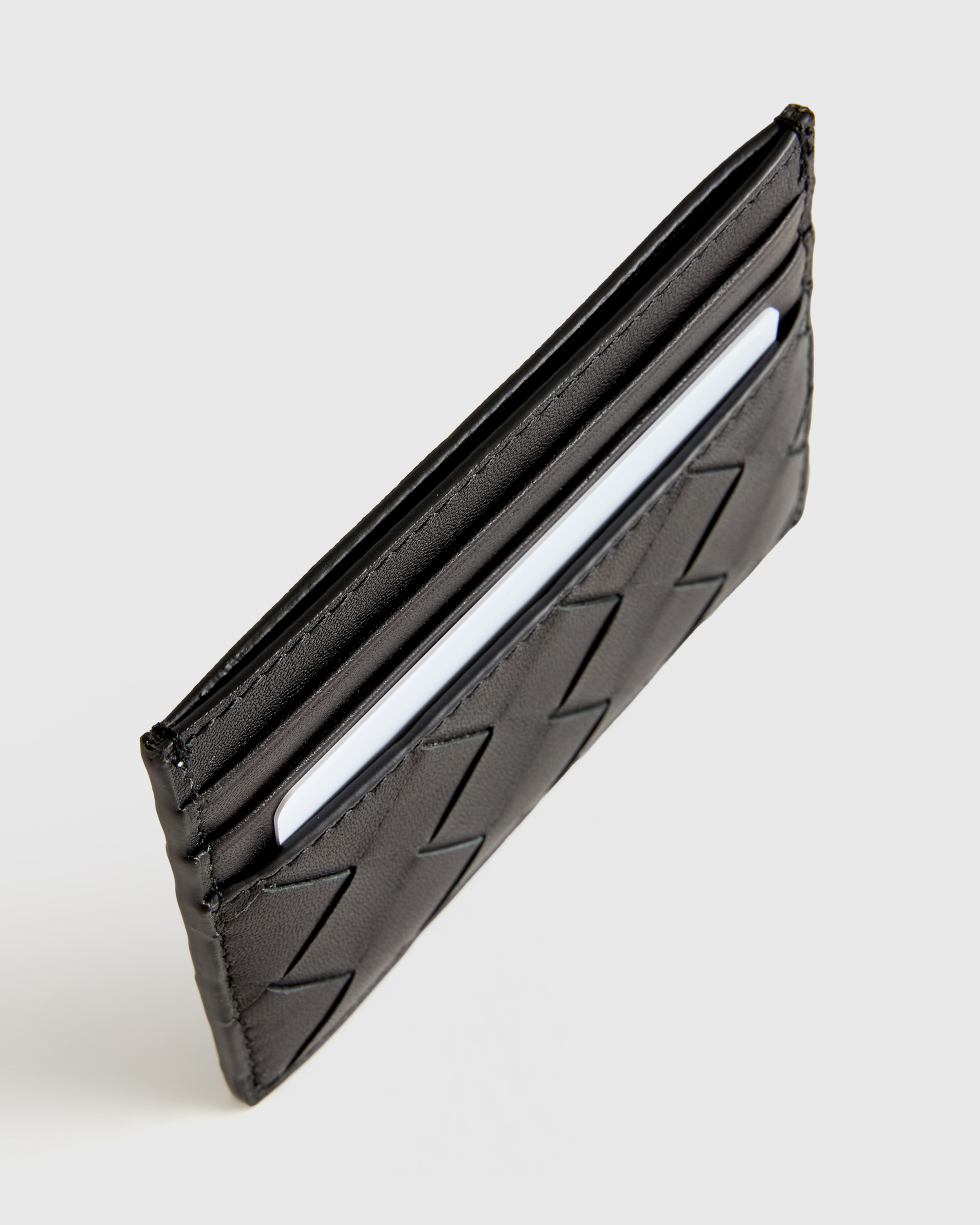 Italian Handwoven Leather Small Card Case — Image 14