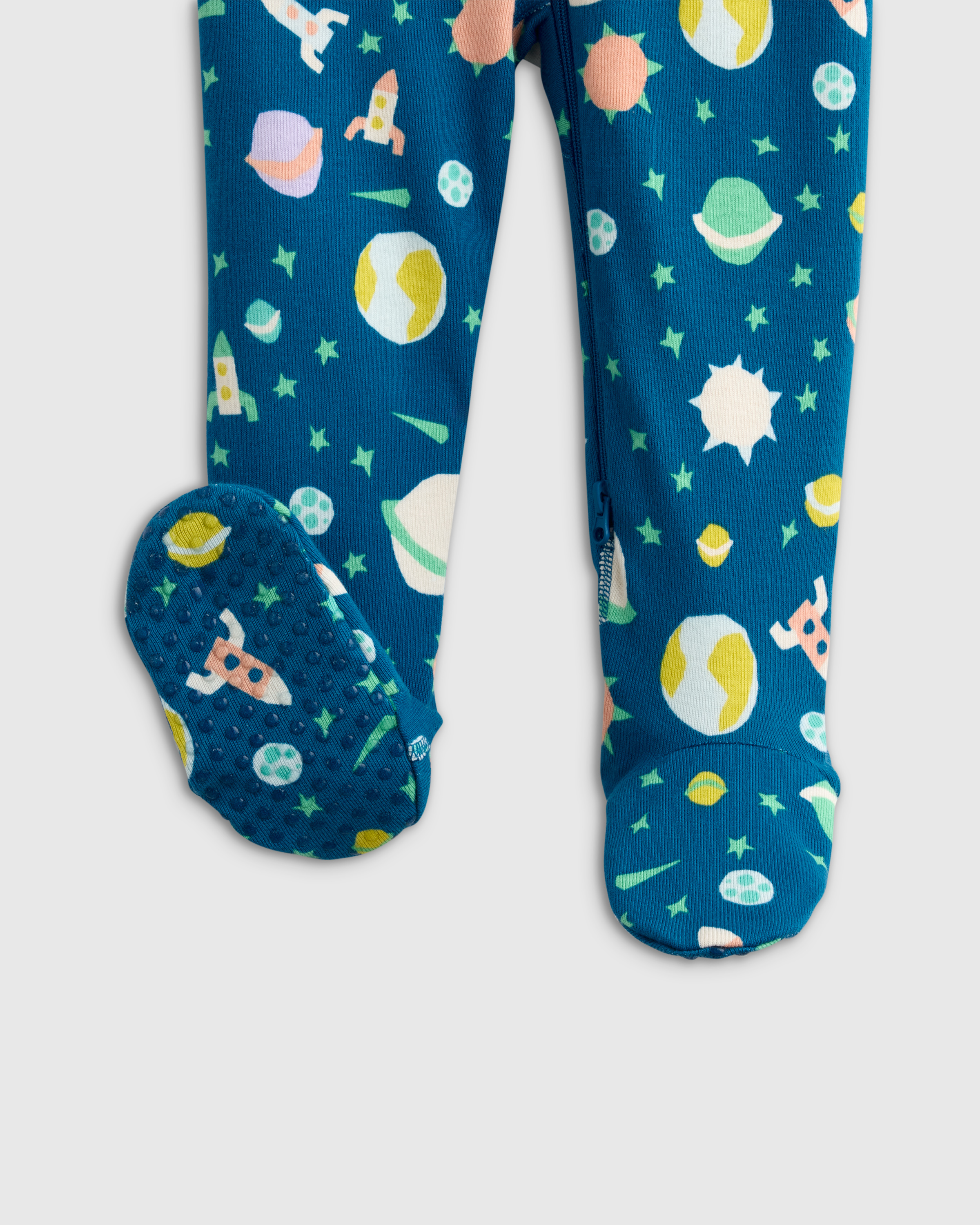 100% Organic Cotton Footie Pajama — Image 14