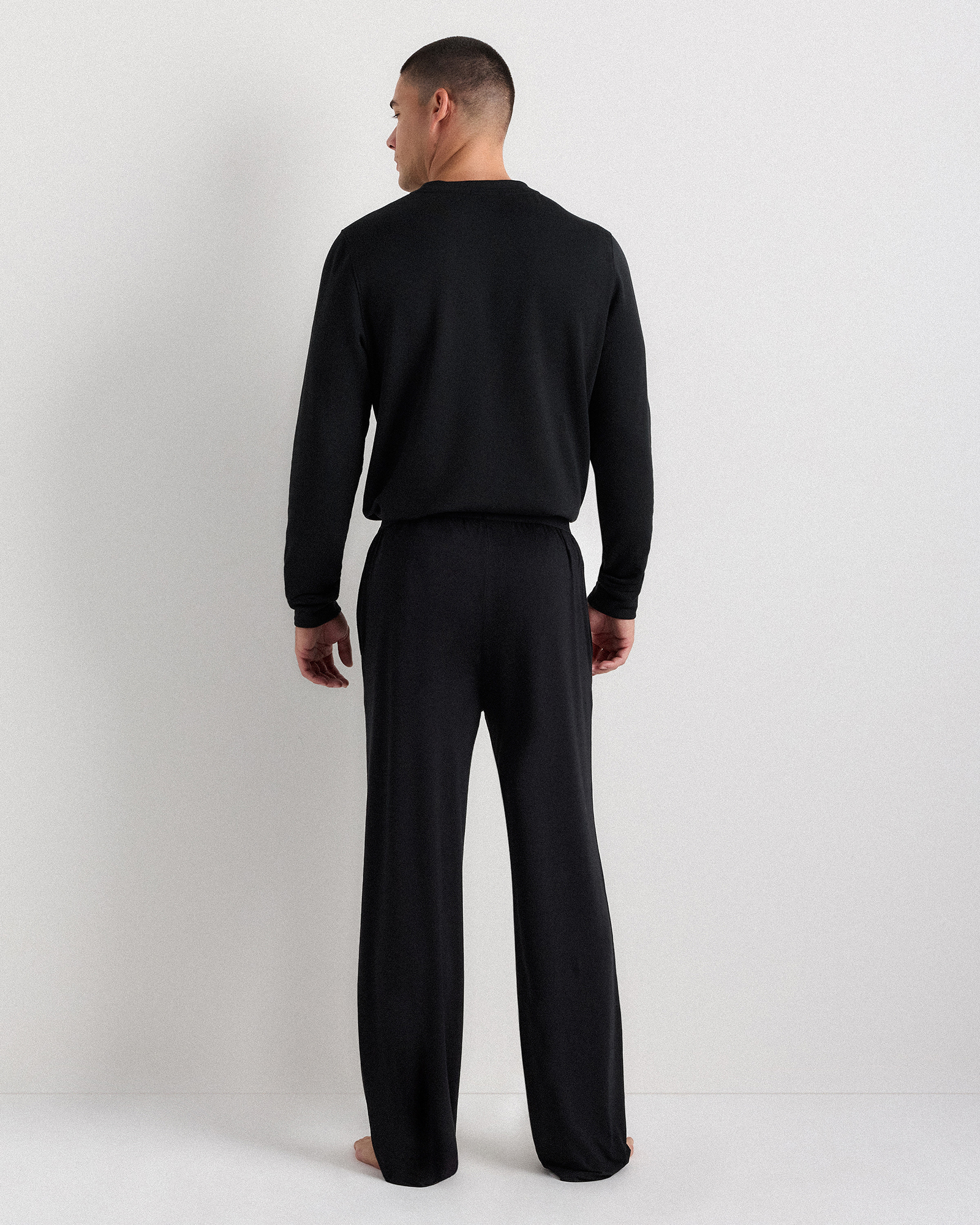 Bamboo Jersey Relaxed Lounge Pants — Image 11