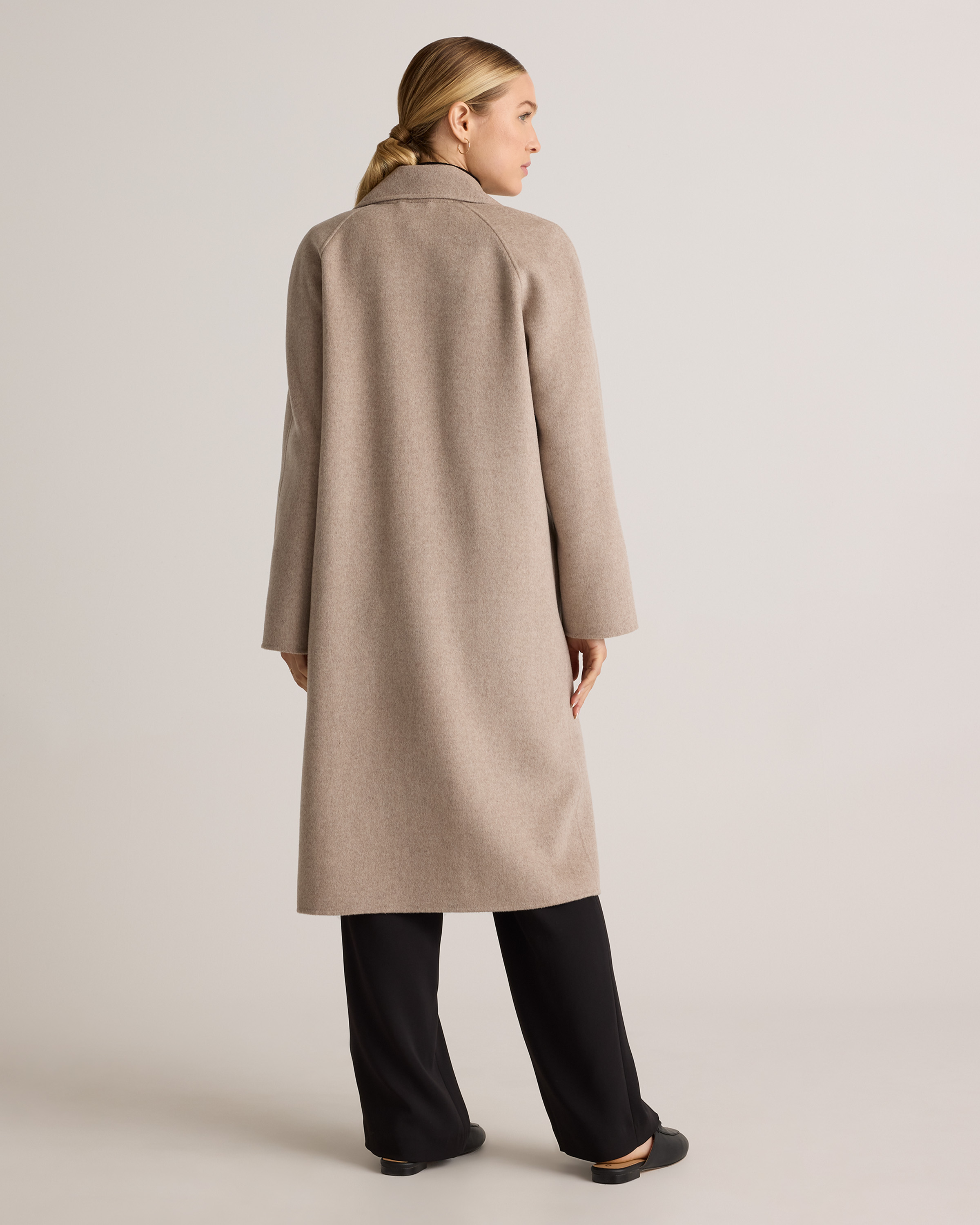 Double-Faced Merino Wool Notched Lapel Coat — Image 18