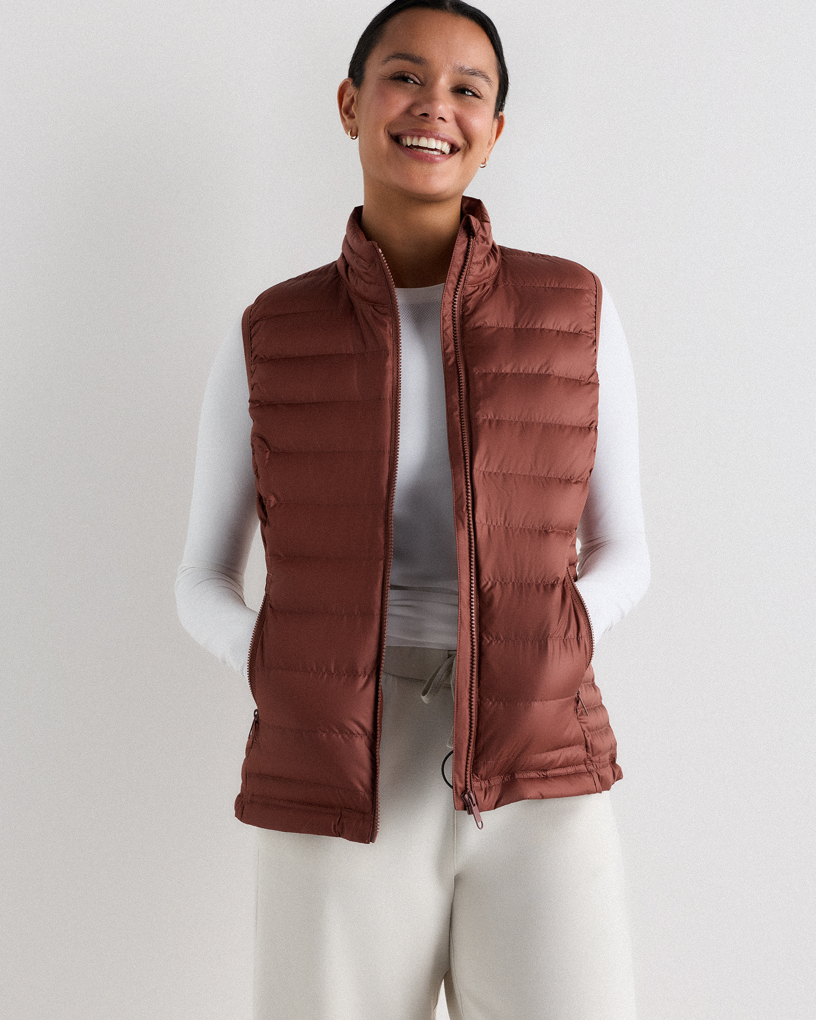 Lightweight Down Packable Puffer Vest — Image 13