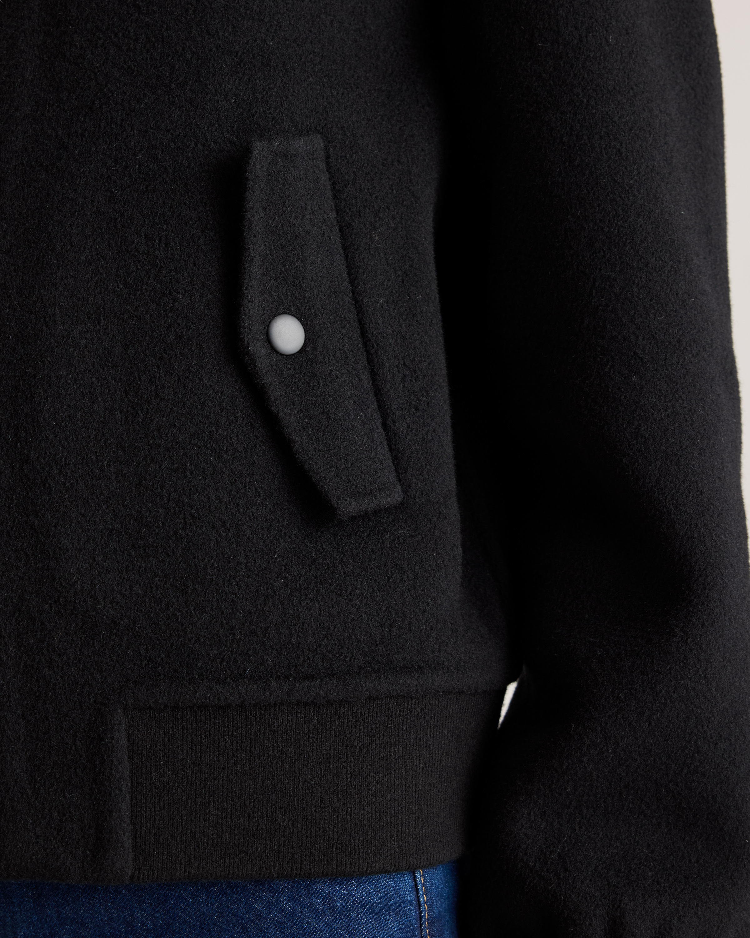 Double-Faced Merino Wool Bomber Jacket — Image 11