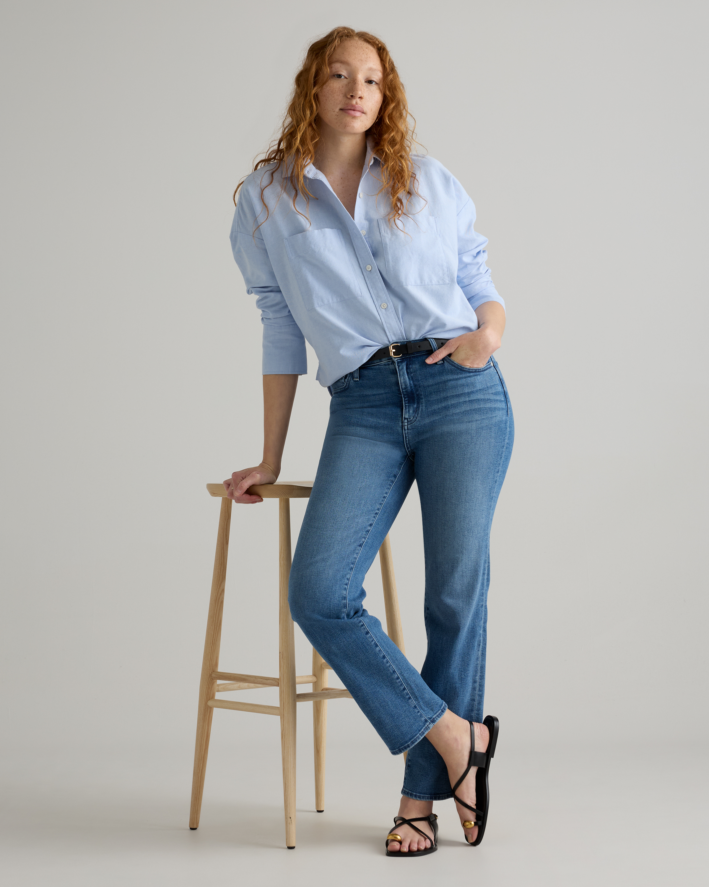 Bella Stretch Straight Jeans — Image 44
