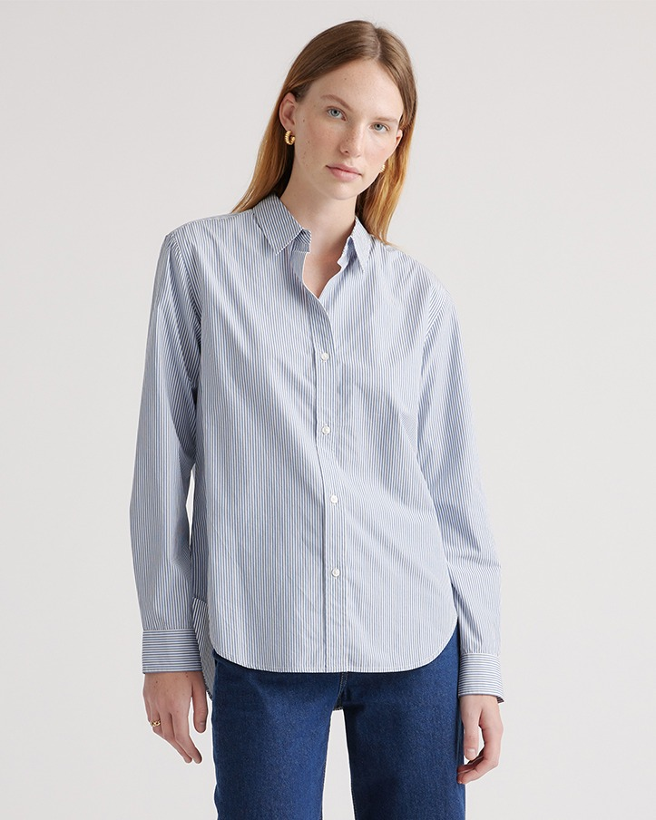 100% Organic Cotton Poplin Long Sleeve Shirt — Image 49