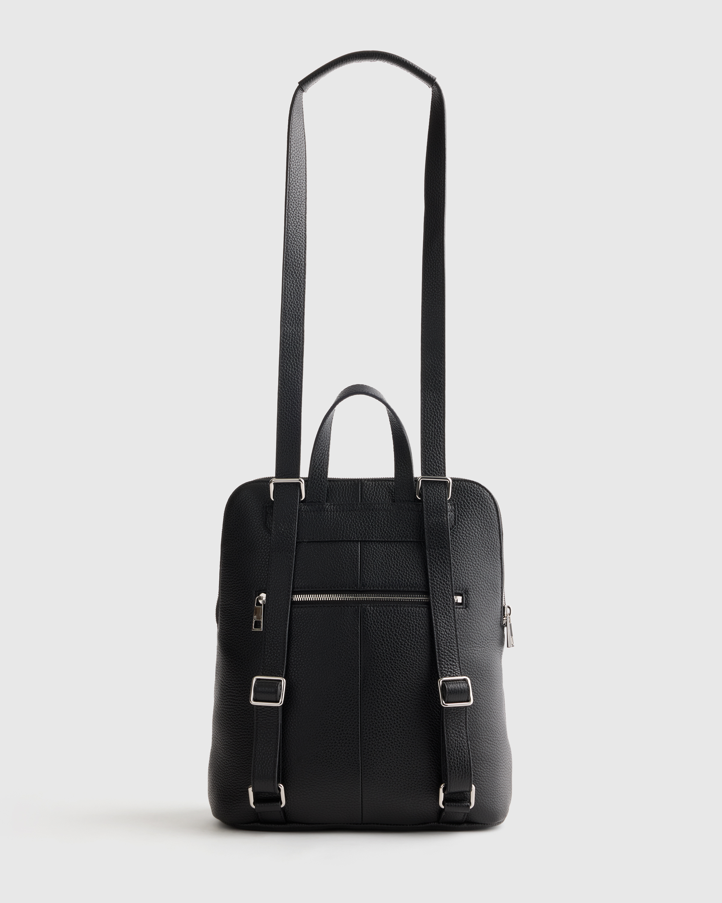 Italian Leather Convertible Backpack — Image 24