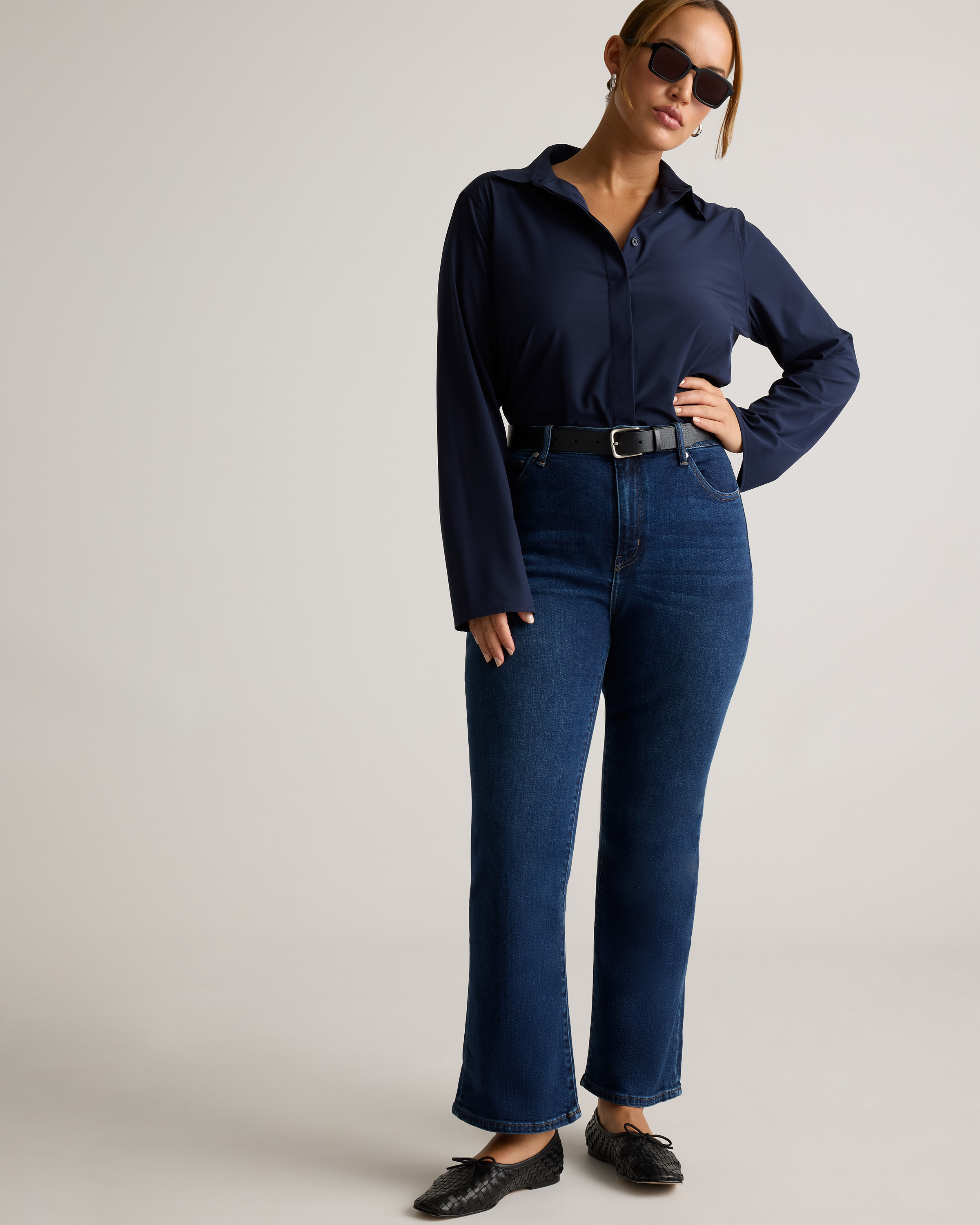 Bella Stretch Kick Flare Jeans — Image 159