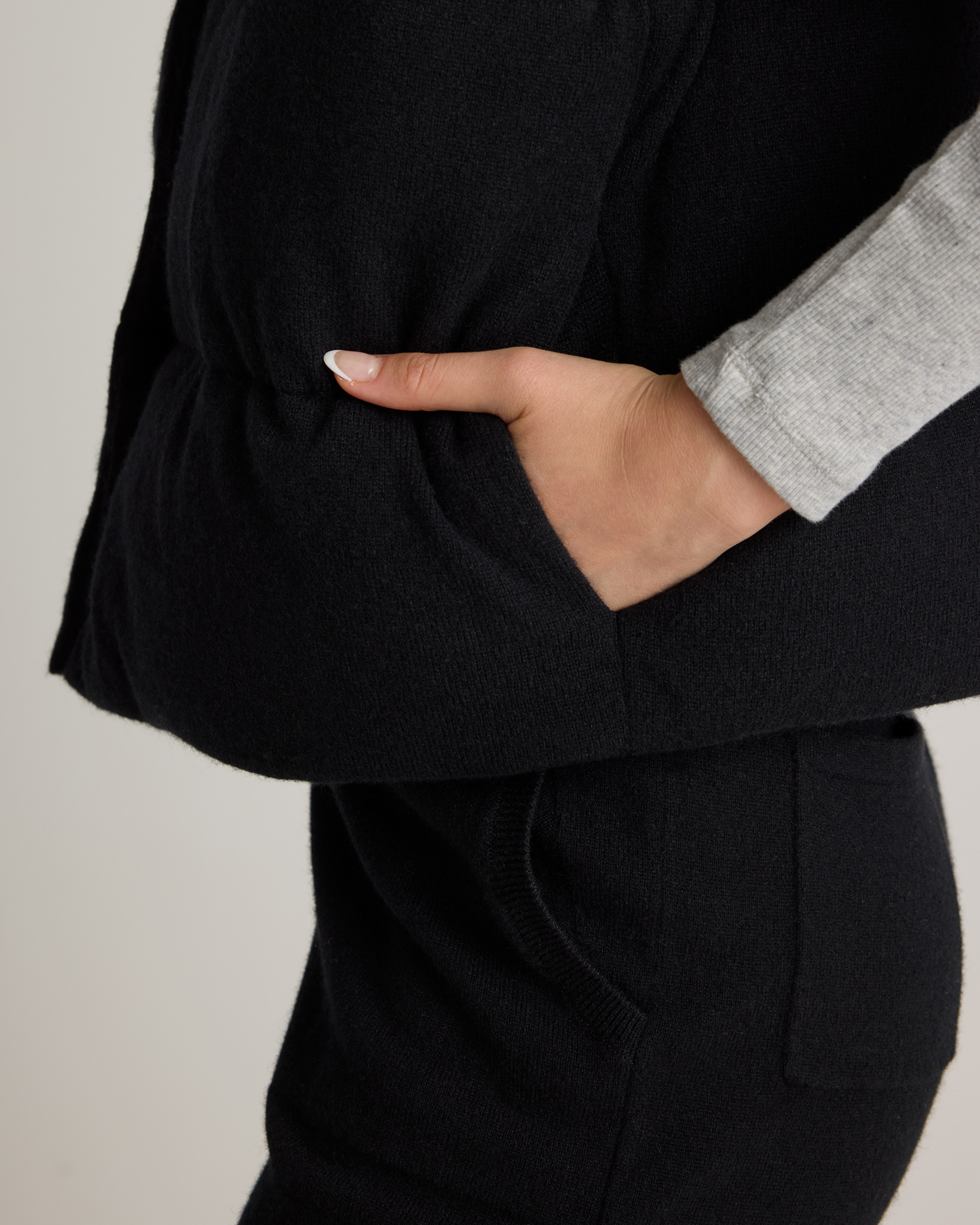 Mongolian Cashmere Puffer Vest — Image 10