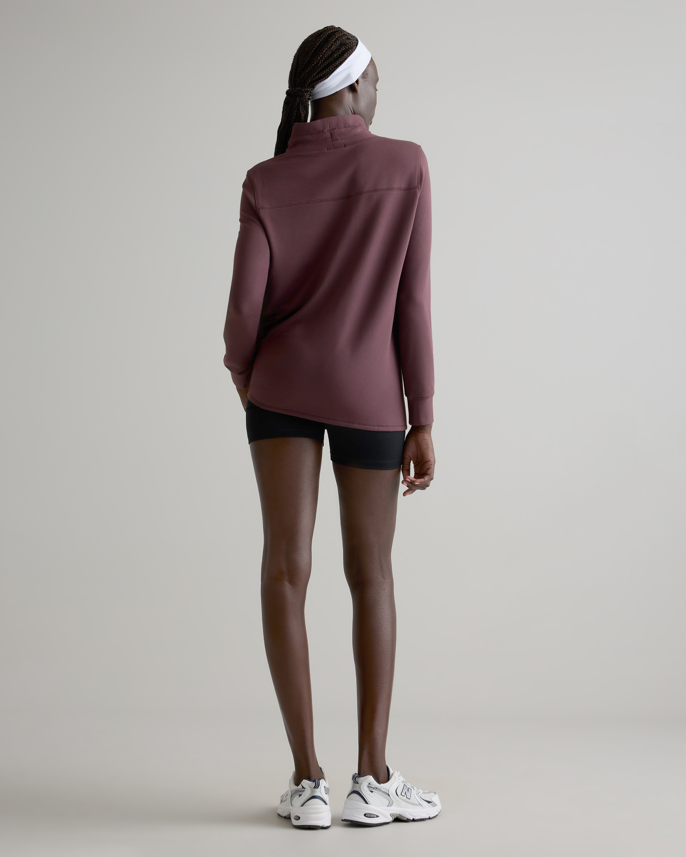 SuperSoft Fleece Mock Neck Pullover — Image 11