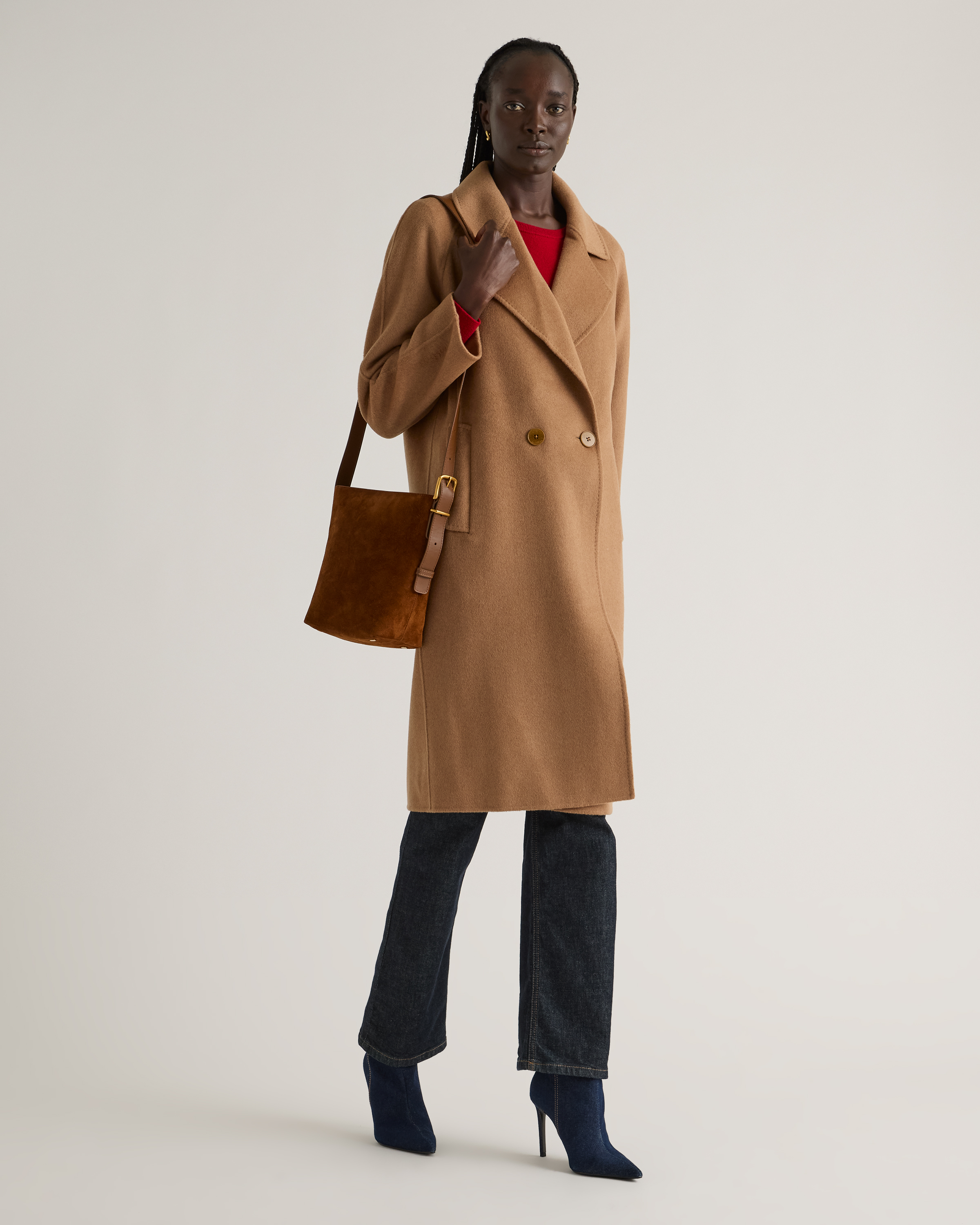 Double-Faced Merino Wool Notched Lapel Coat — Image 12