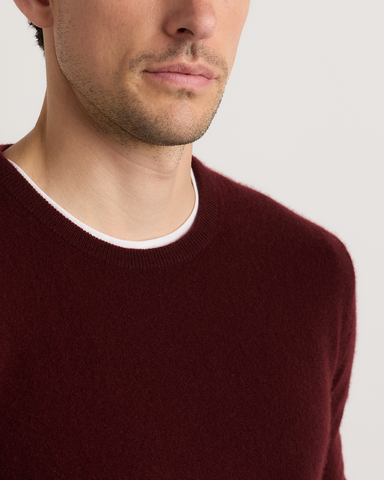 Mongolian Cashmere Crewneck Sweater — Image 40