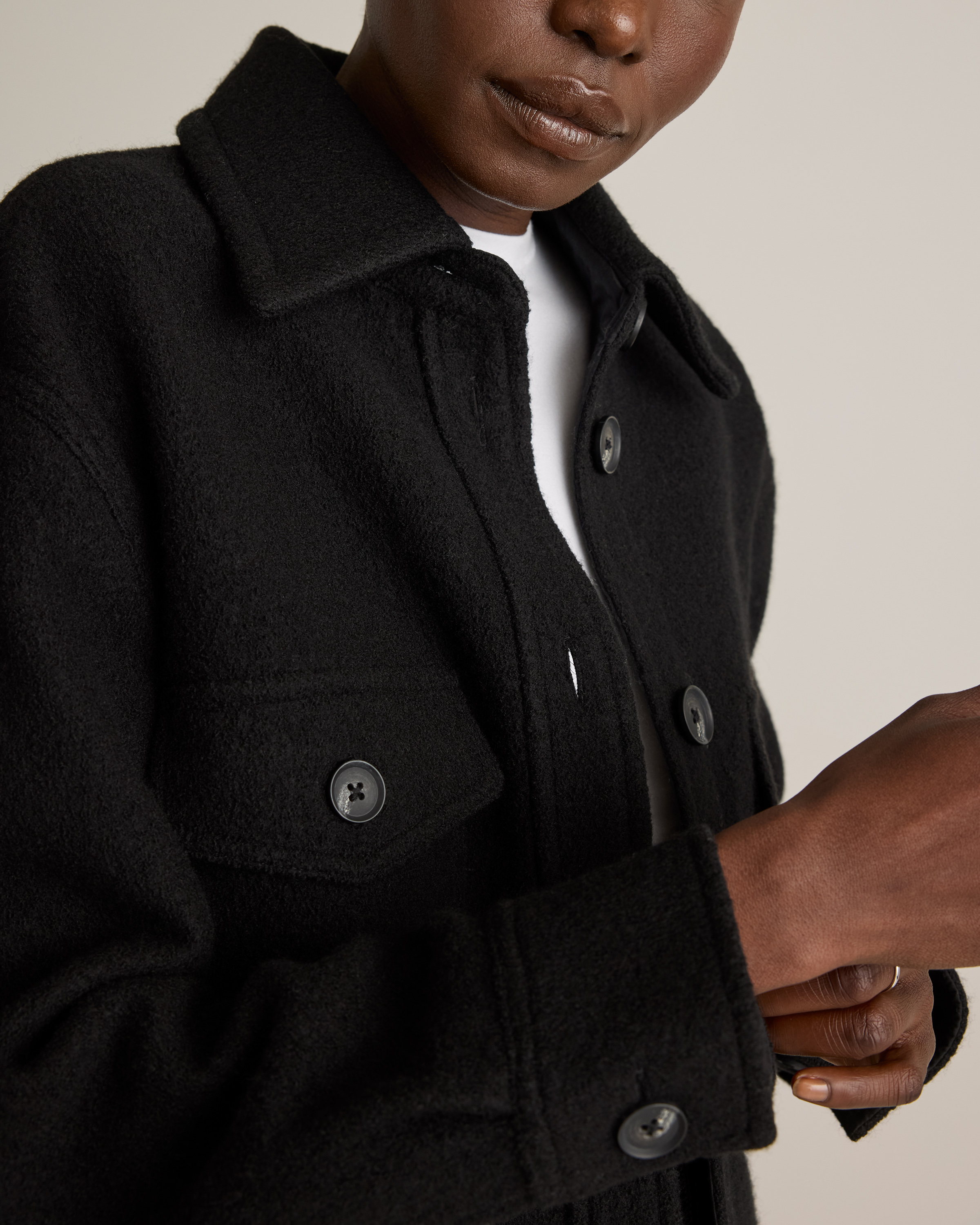 100% Merino Wool Shirt Jacket — Image 19