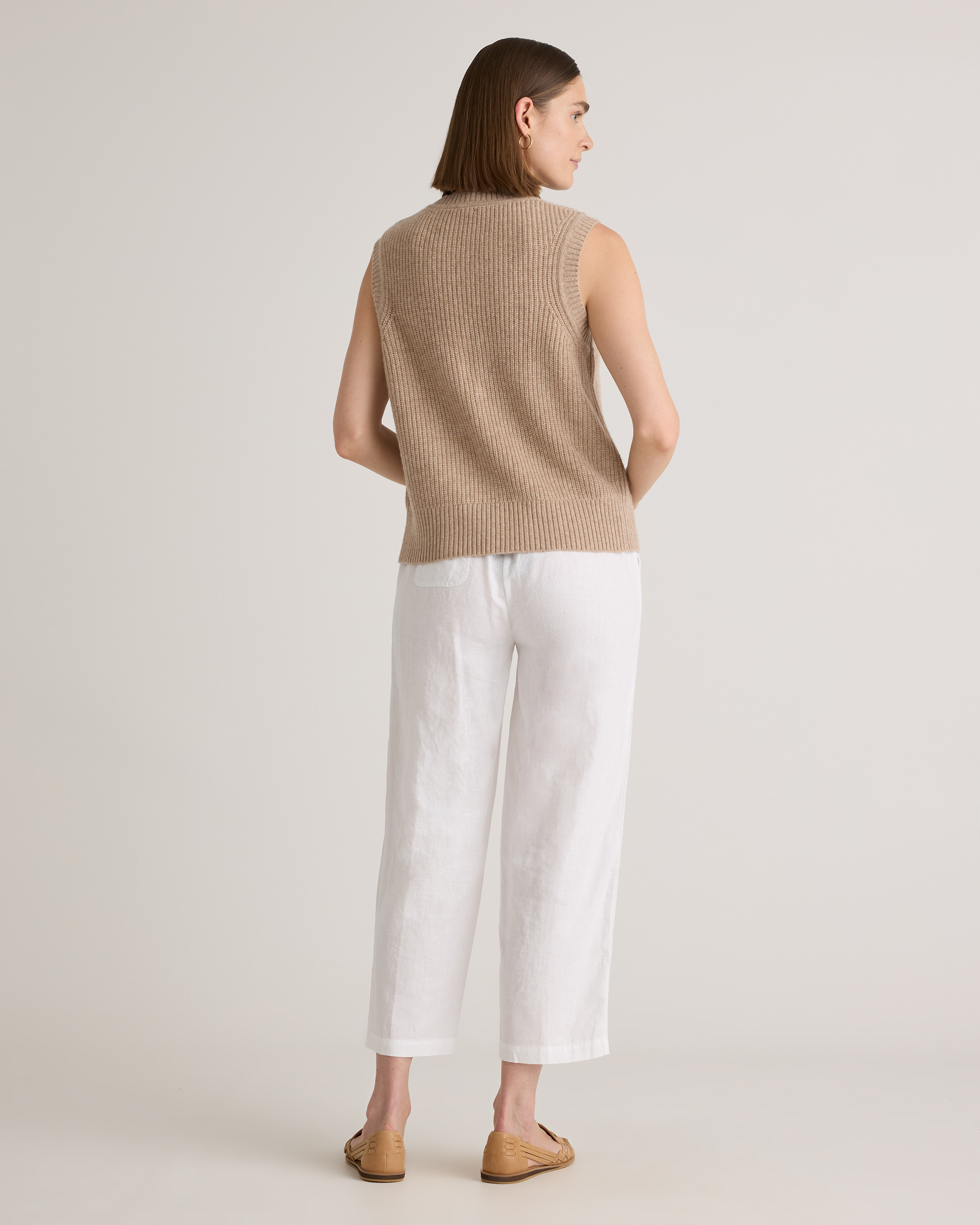 Mongolian Cashmere Fisherman Sweater Vest — Image 15